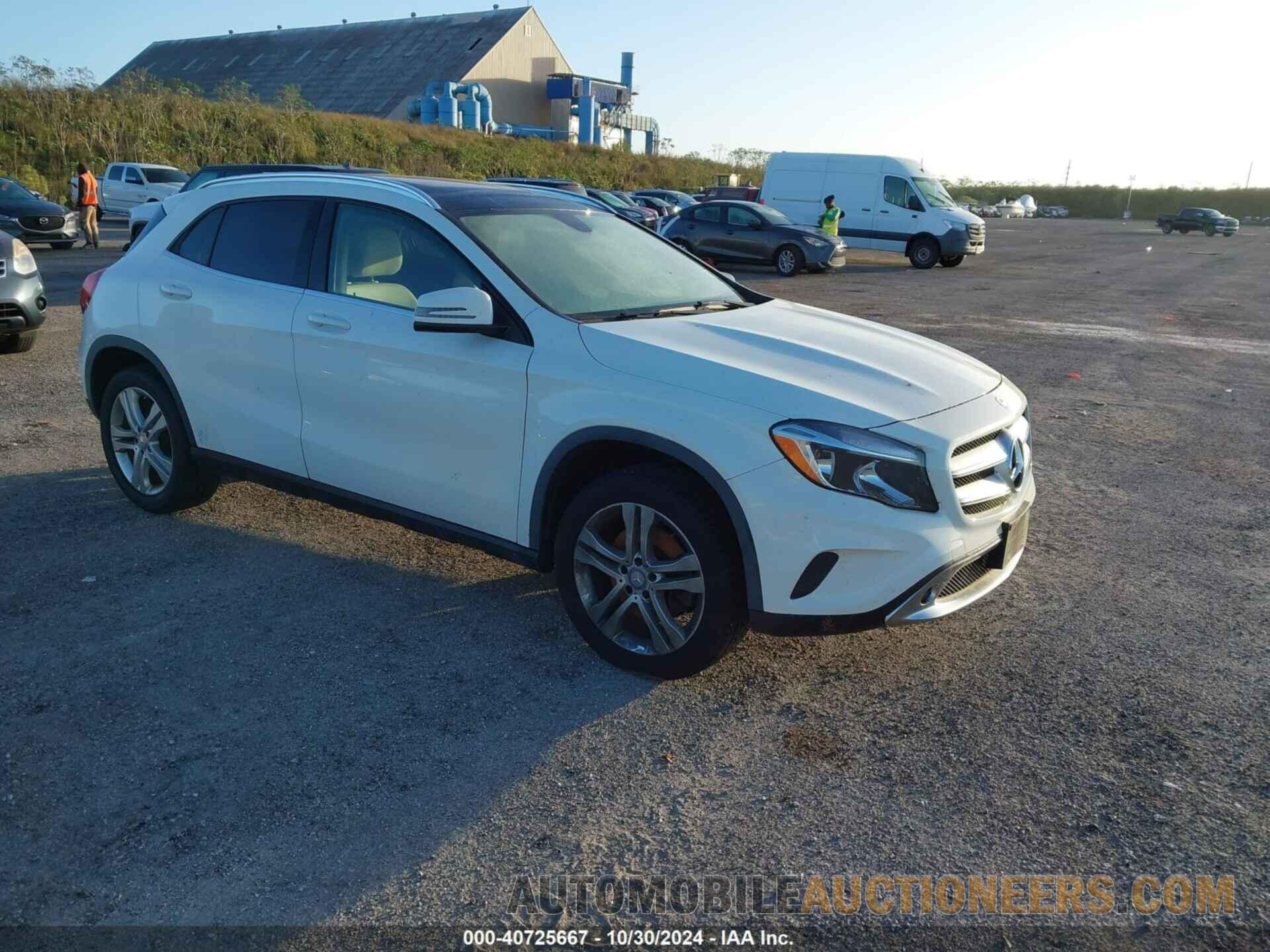 WDCTG4GB0FJ159704 MERCEDES-BENZ GLA 250 2015