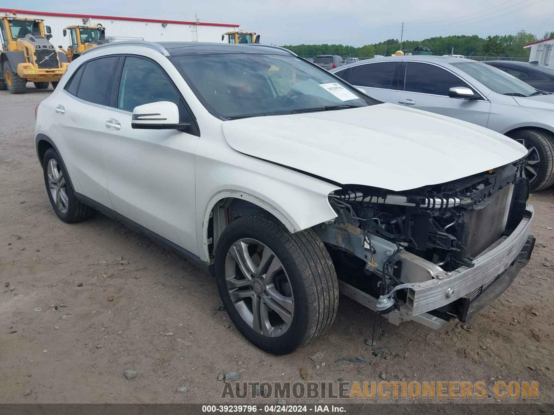 WDCTG4GB0GJ212693 MERCEDES-BENZ GLA 250 2016