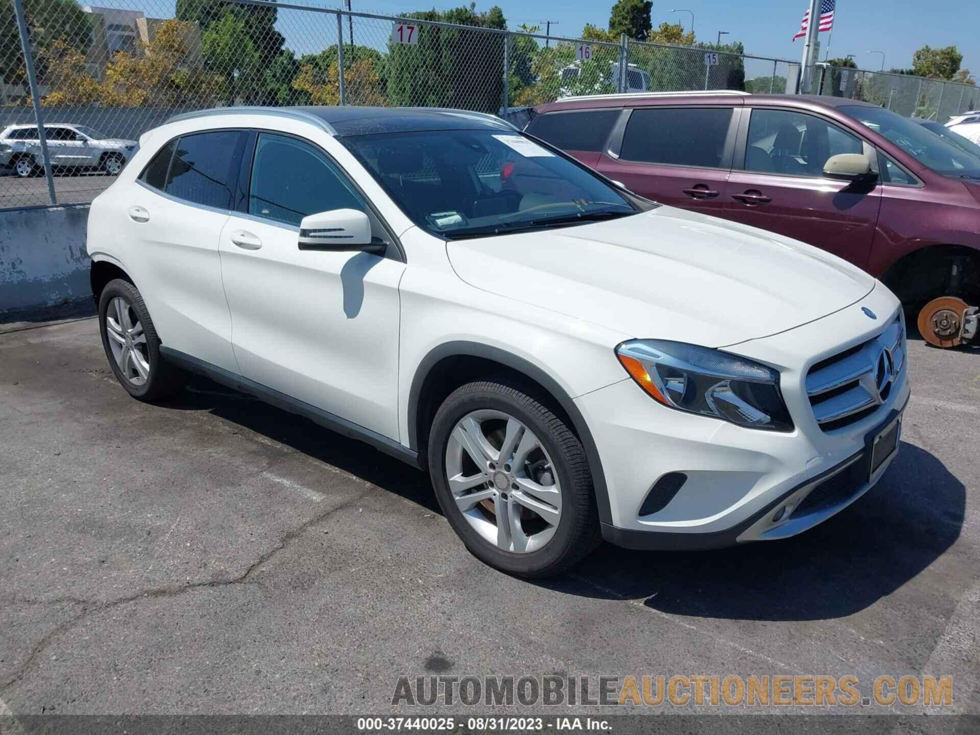 WDCTG4GB0GJ246035 MERCEDES-BENZ GLA 2016