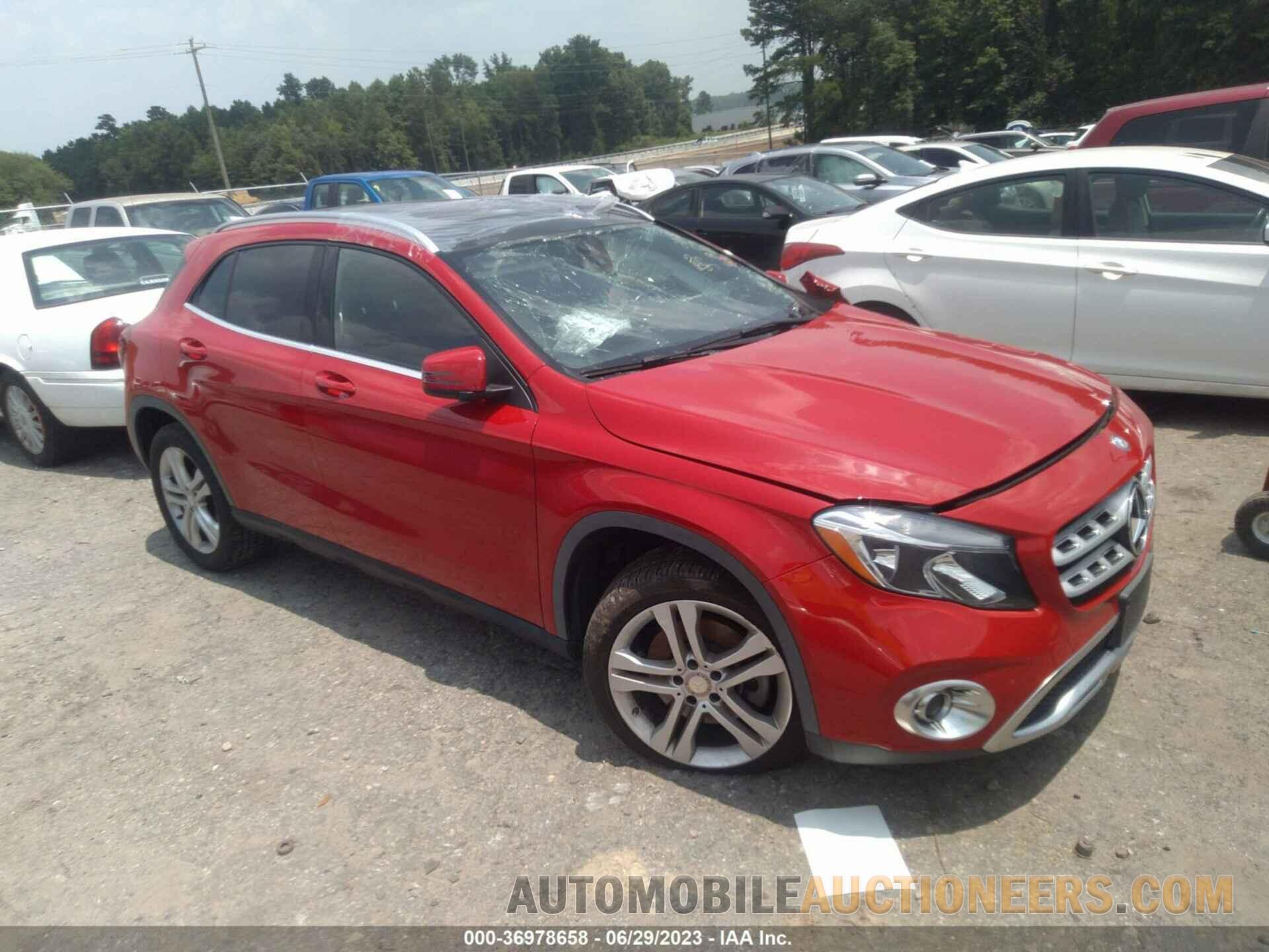 WDCTG4GB0JJ372306 MERCEDES-BENZ GLA 2018