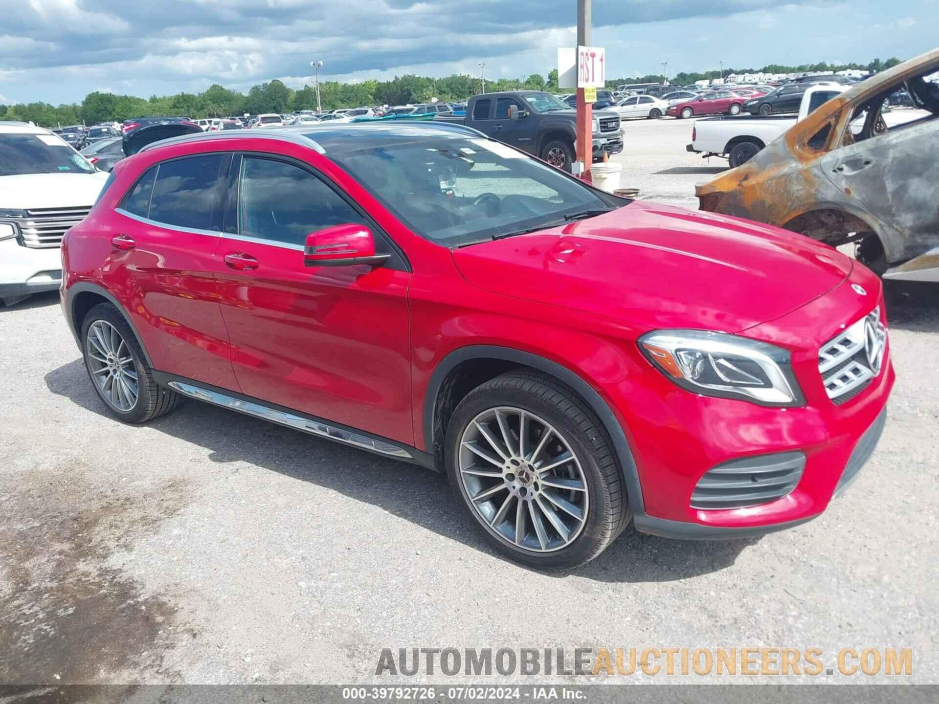 WDCTG4GB0JJ408303 MERCEDES-BENZ GLA 250 2018