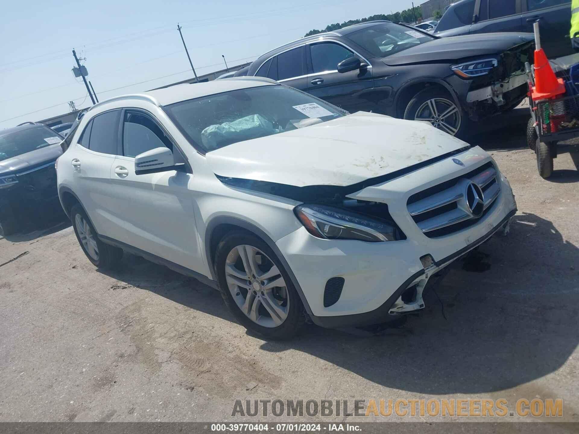 WDCTG4GB1FJ085211 MERCEDES-BENZ GLA 250 2015