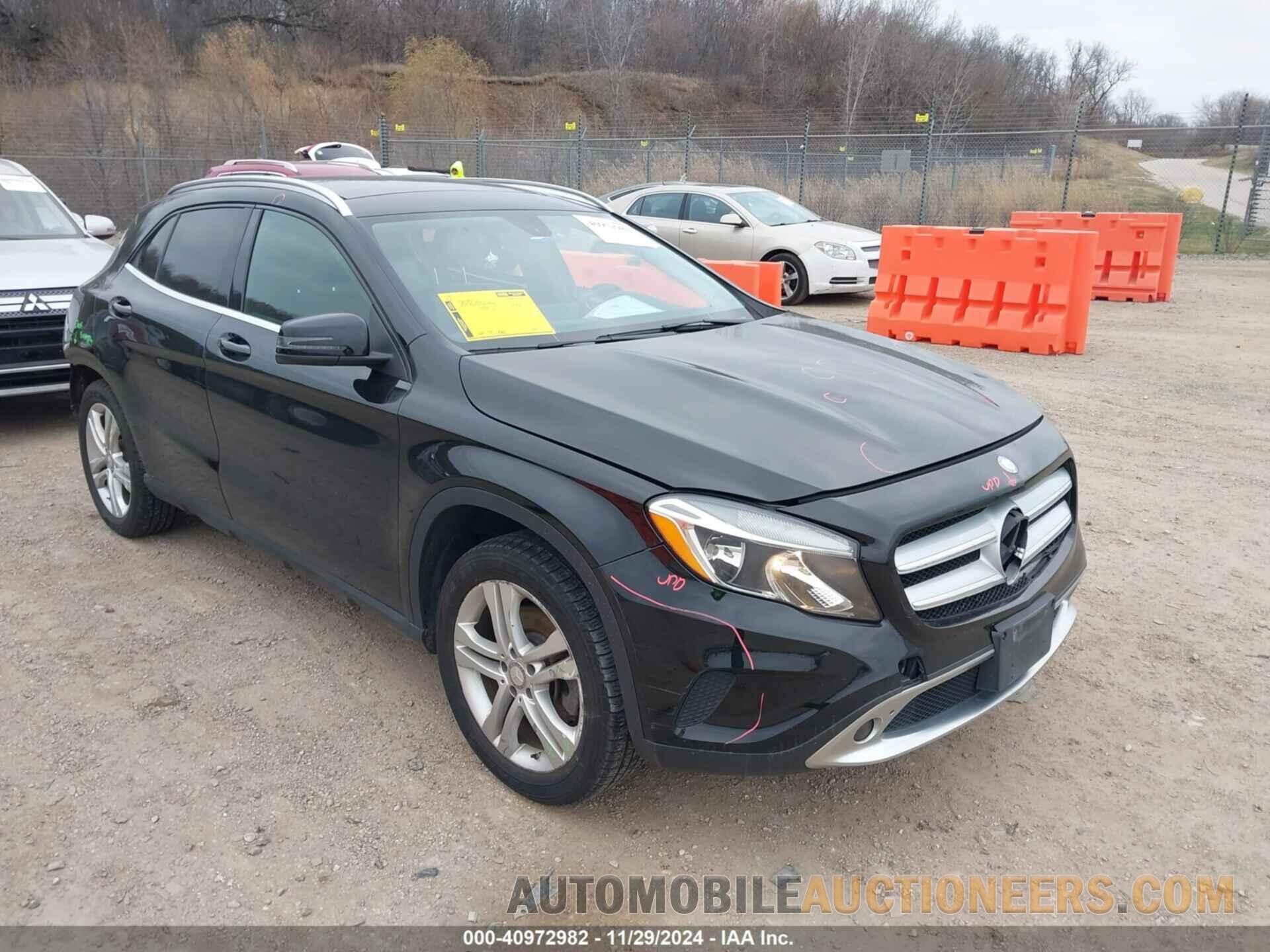 WDCTG4GB1FJ138831 MERCEDES-BENZ GLA 250 2015