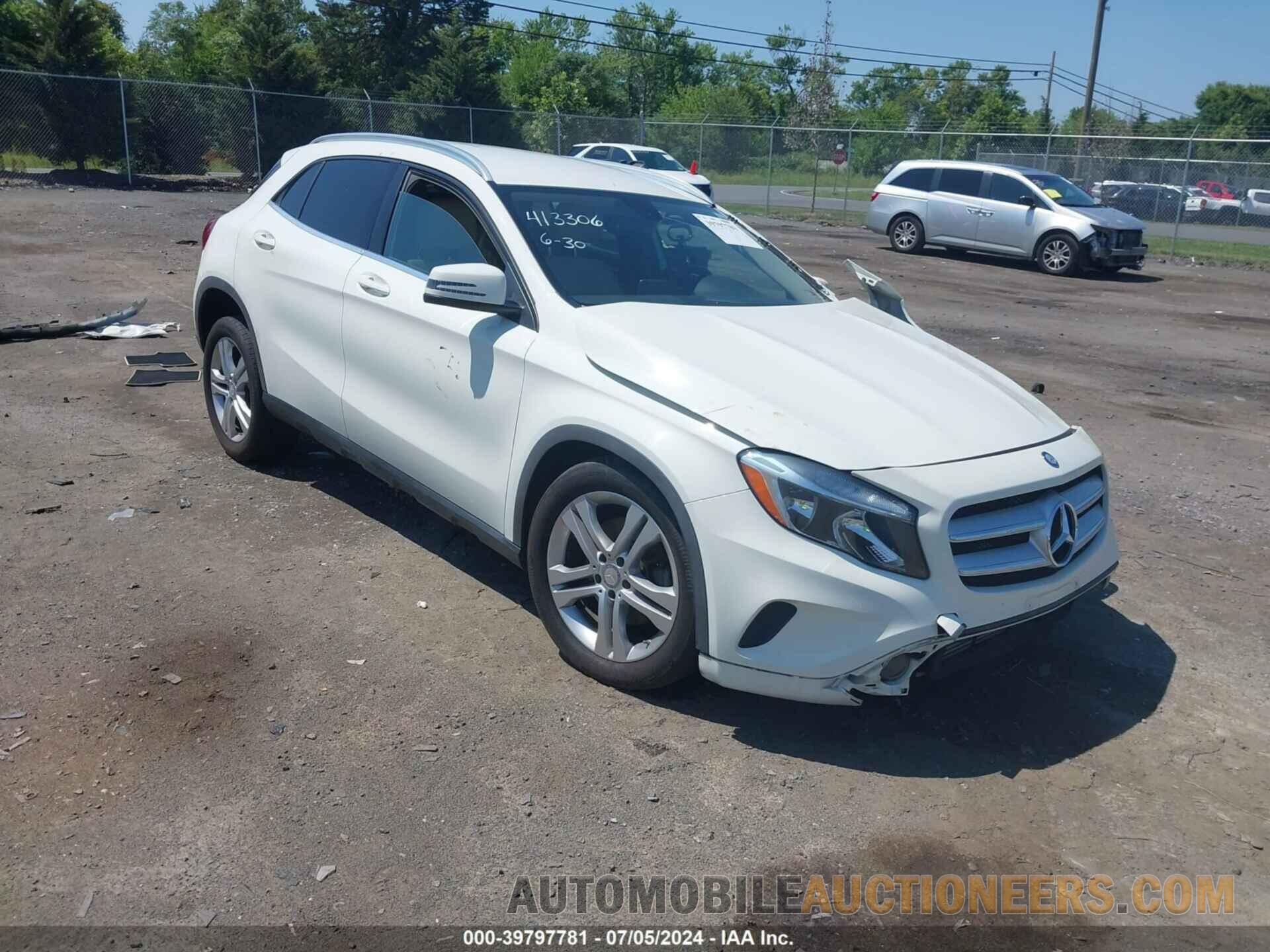 WDCTG4GB1FJ175250 MERCEDES-BENZ GLA 250 2015