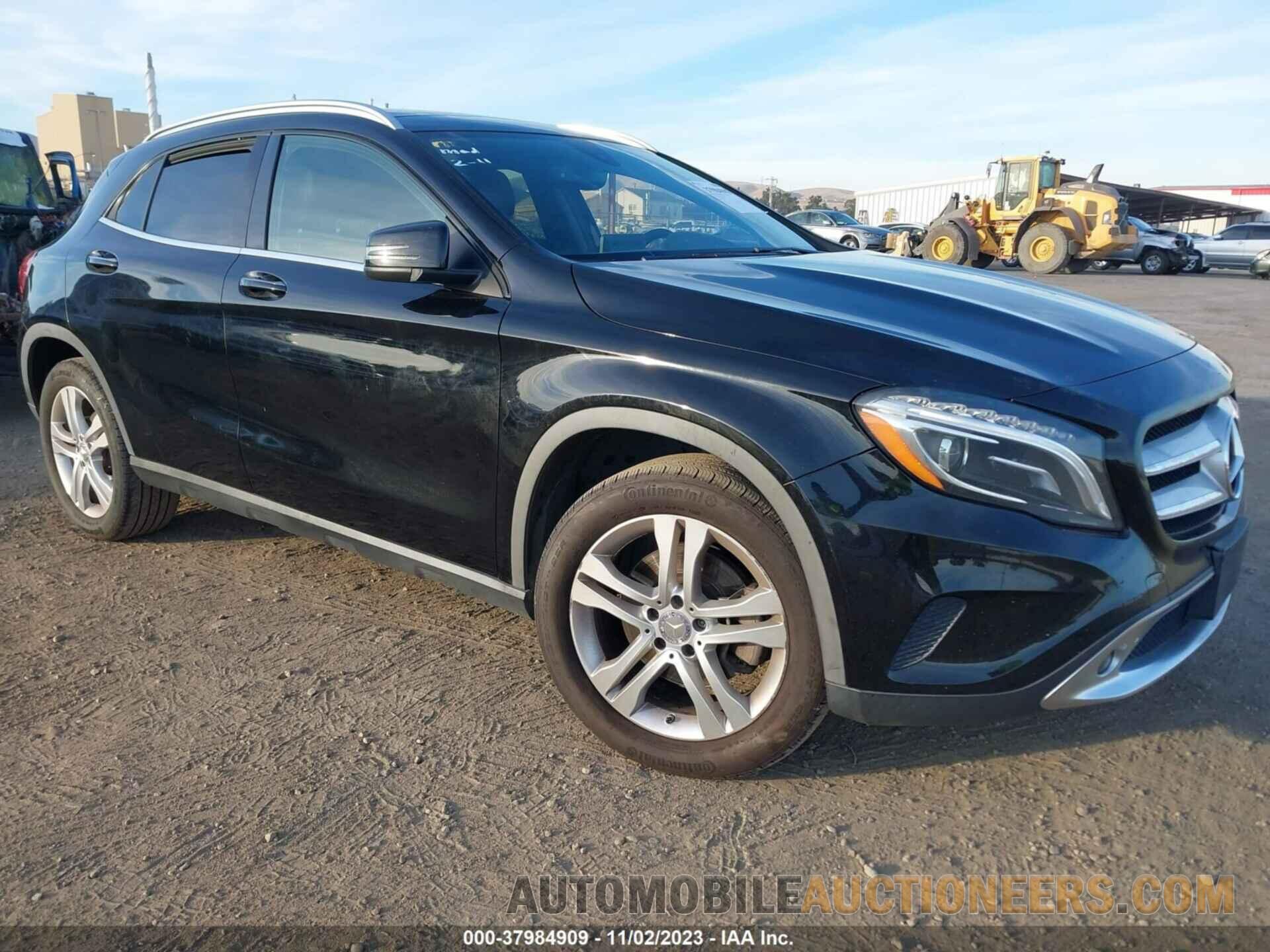 WDCTG4GB1GJ233214 MERCEDES-BENZ GLA 2016