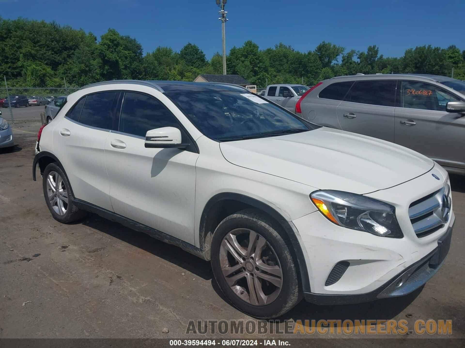 WDCTG4GB1GJ236632 MERCEDES-BENZ GLA 250 2016