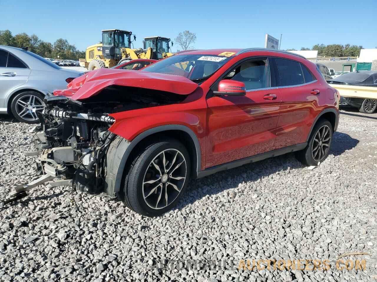 WDCTG4GB1GJ249817 MERCEDES-BENZ GLA-CLASS 2016