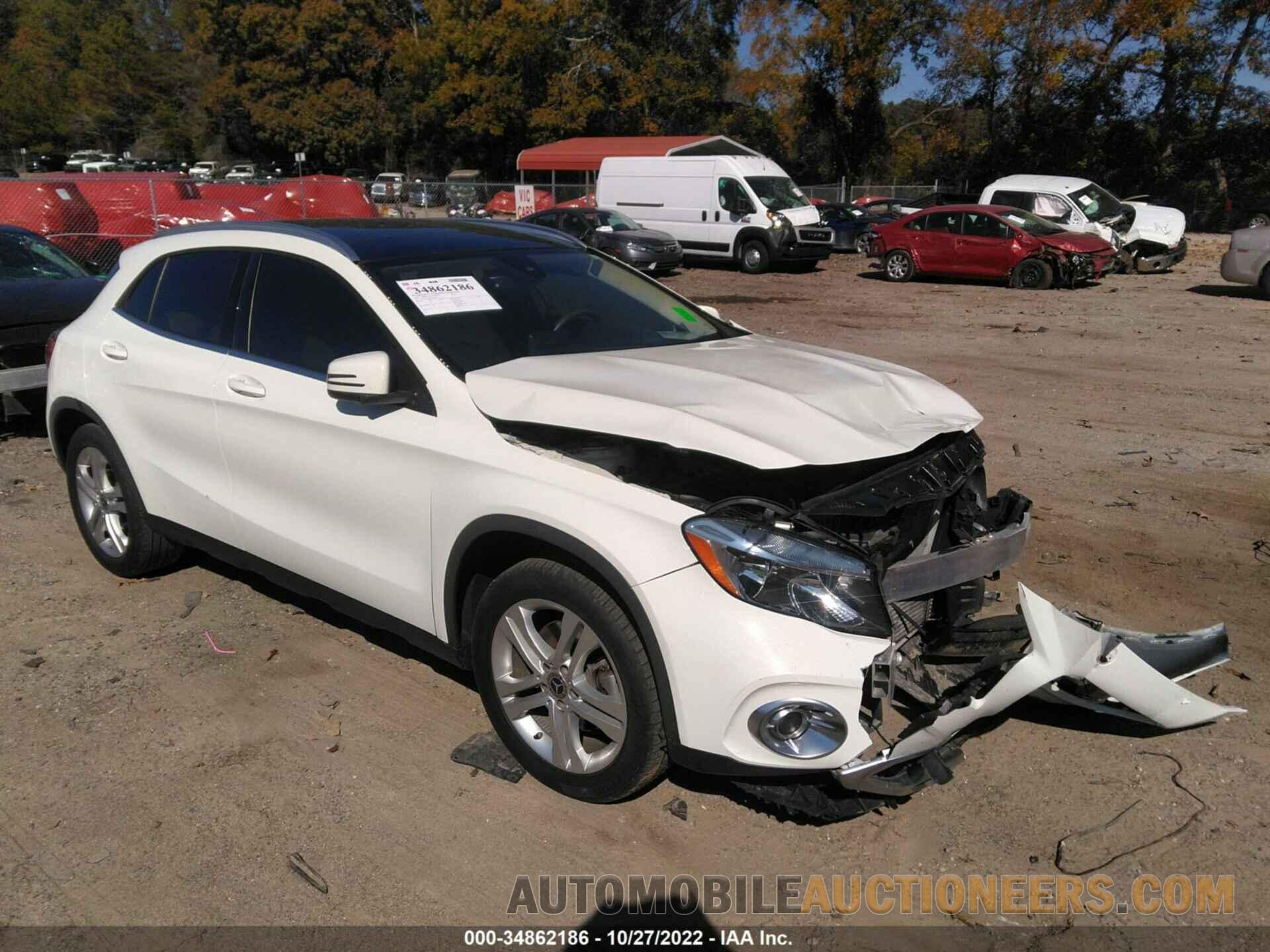 WDCTG4GB1JJ460121 MERCEDES-BENZ GLA 2018