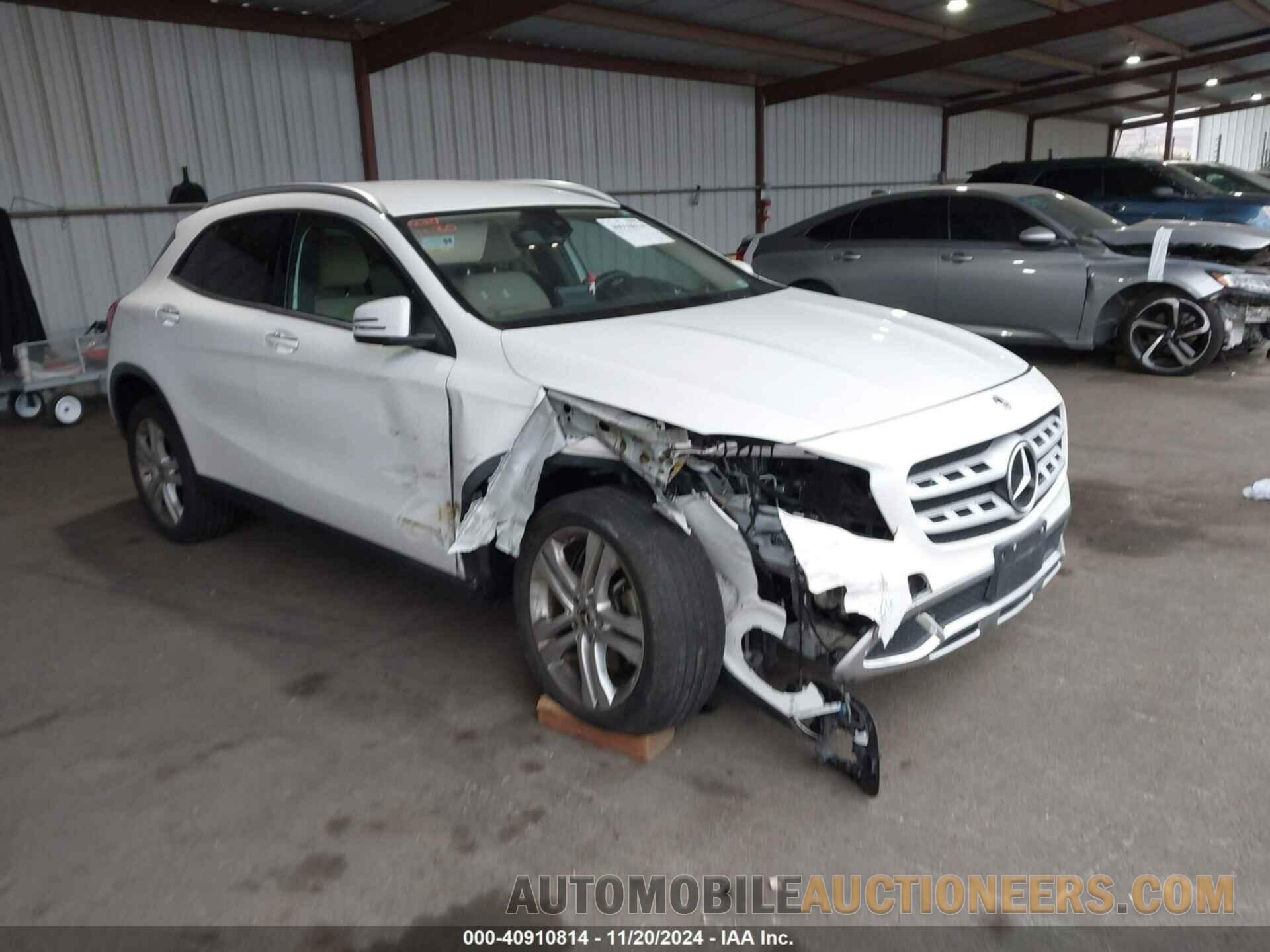 WDCTG4GB1KU020397 MERCEDES-BENZ GLA 250 2019