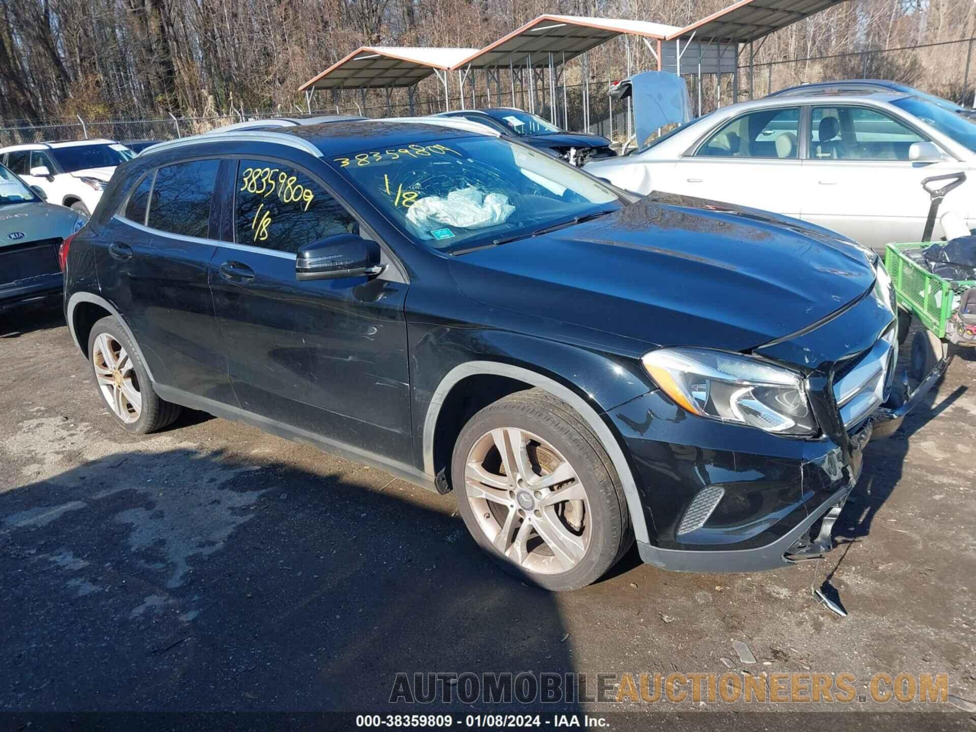 WDCTG4GB2FJ064173 MERCEDES-BENZ GLA-CLASS 2015