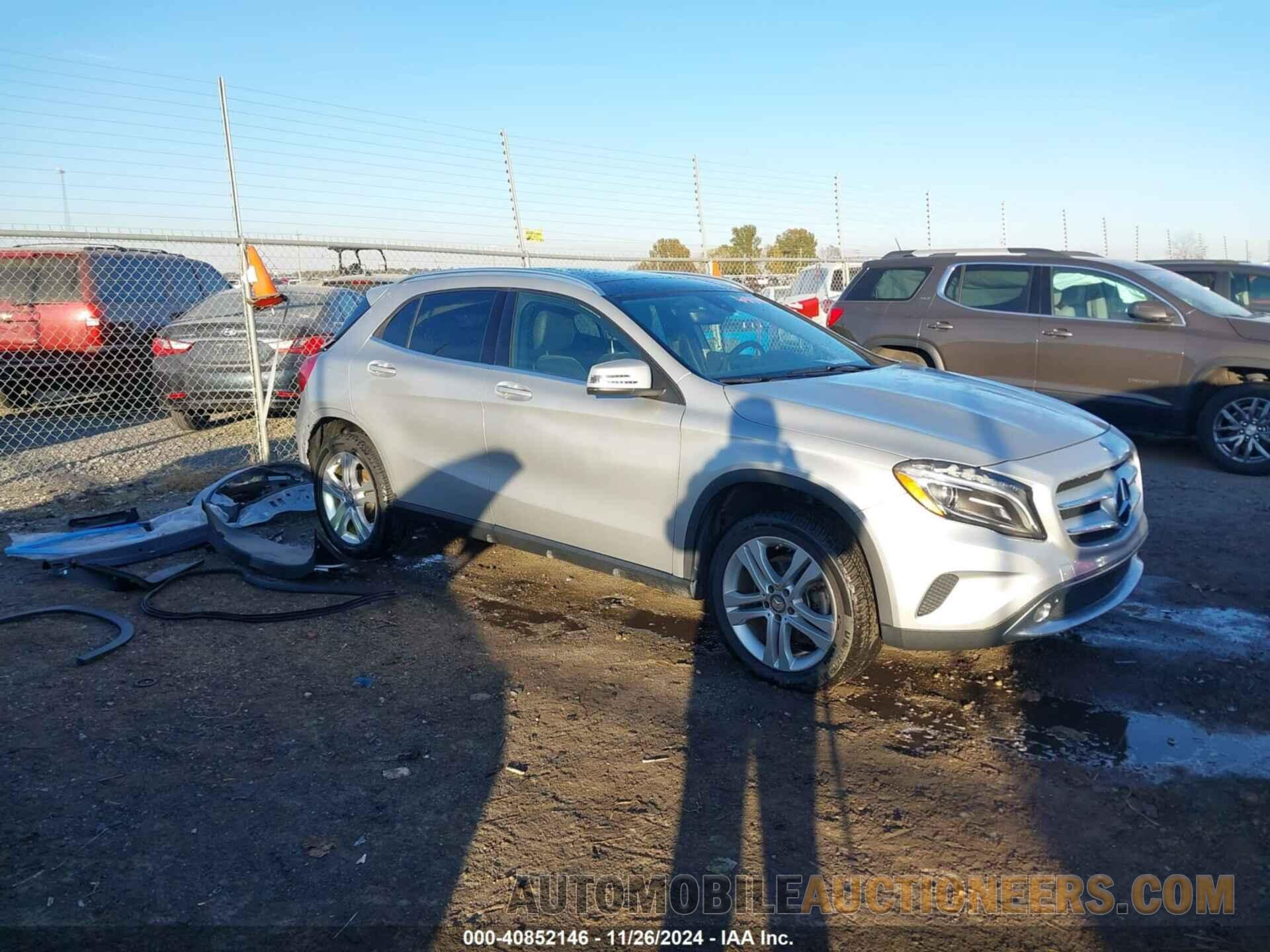 WDCTG4GB2GJ244674 MERCEDES-BENZ GLA 250 2016