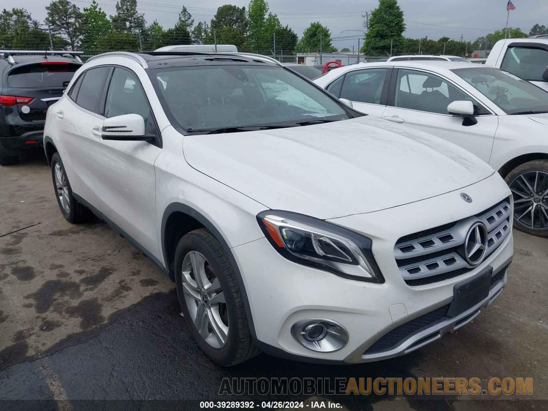 WDCTG4GB2KJ590359 MERCEDES-BENZ GLA 250 2019