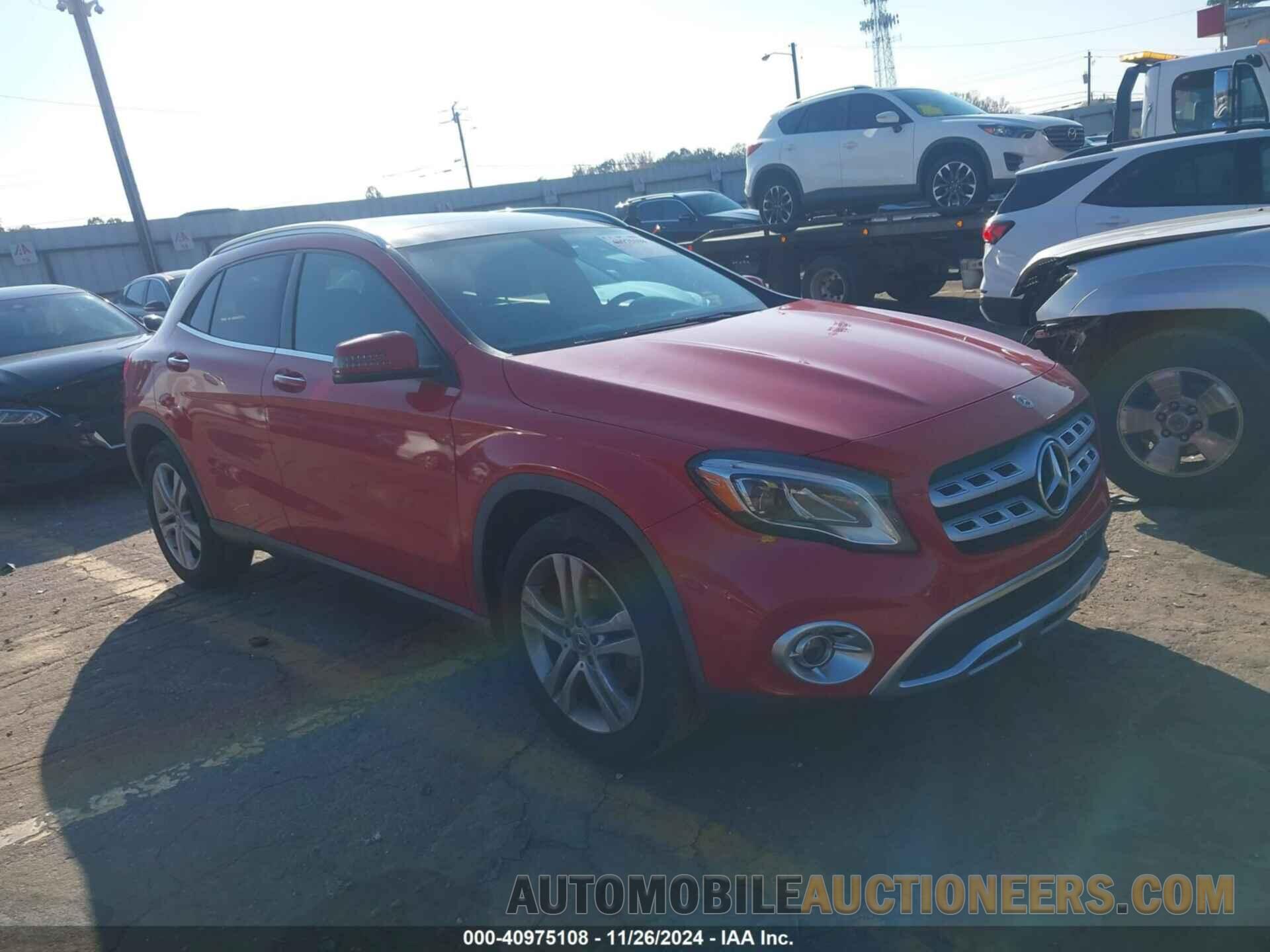 WDCTG4GB2KU011644 MERCEDES-BENZ GLA 250 2019