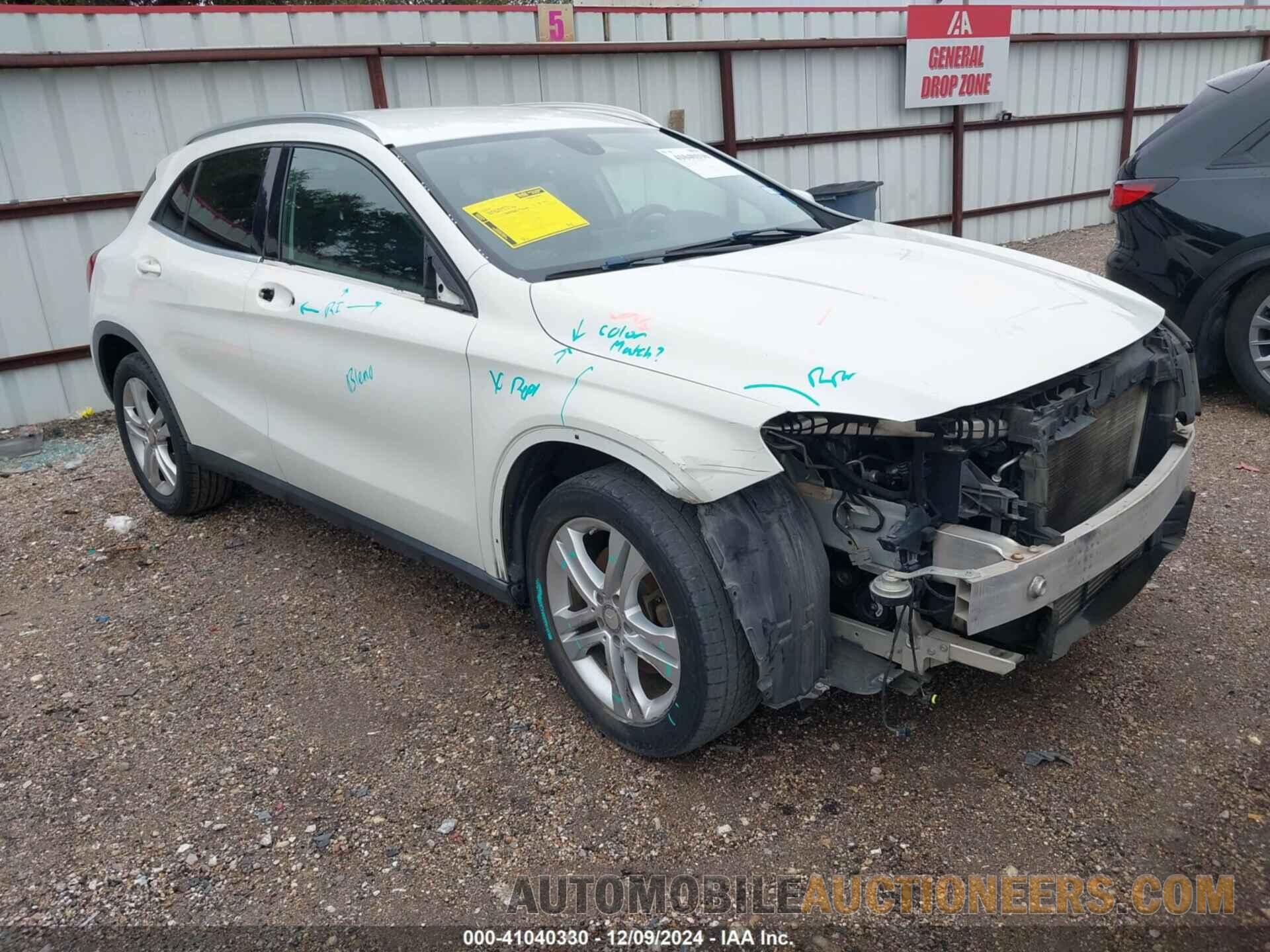 WDCTG4GB3FJ031053 MERCEDES-BENZ GLA 250 2015