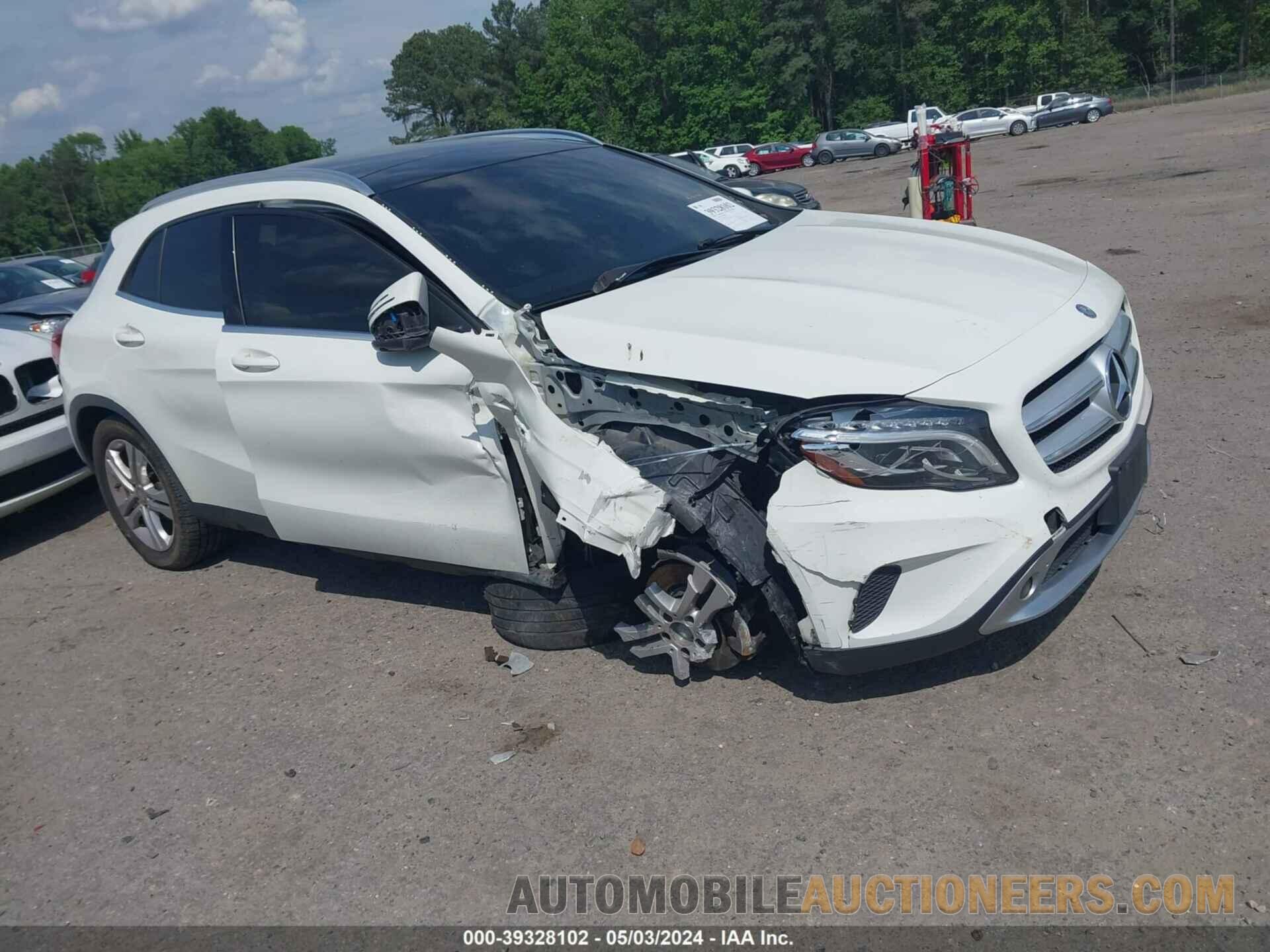 WDCTG4GB3FJ033353 MERCEDES-BENZ GLA 250 2015