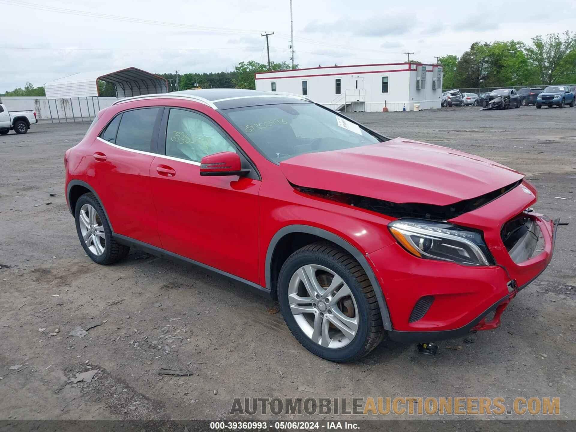 WDCTG4GB3FJ039542 MERCEDES-BENZ GLA 250 2015