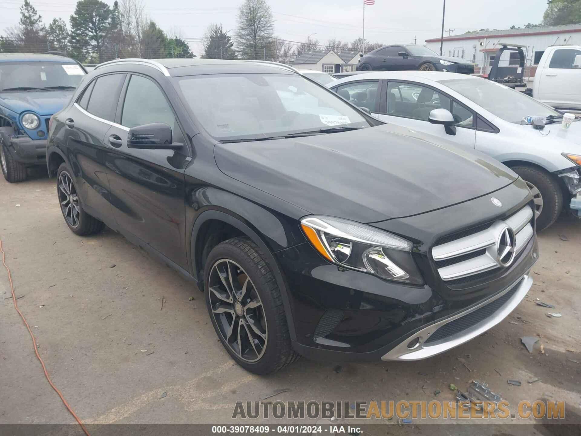 WDCTG4GB3FJ106592 MERCEDES-BENZ GLA 250 2015