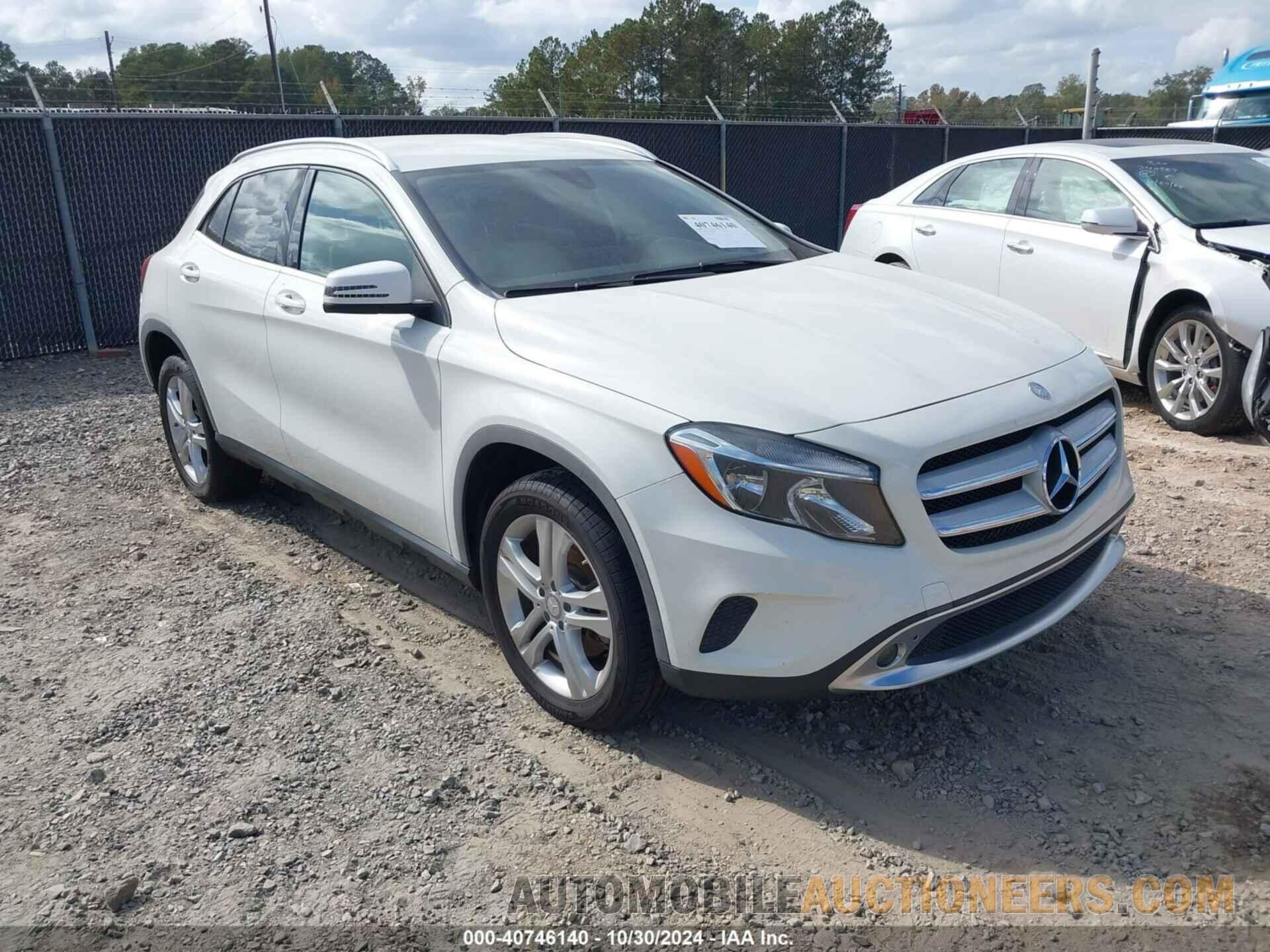 WDCTG4GB3GJ207942 MERCEDES-BENZ GLA 250 2016