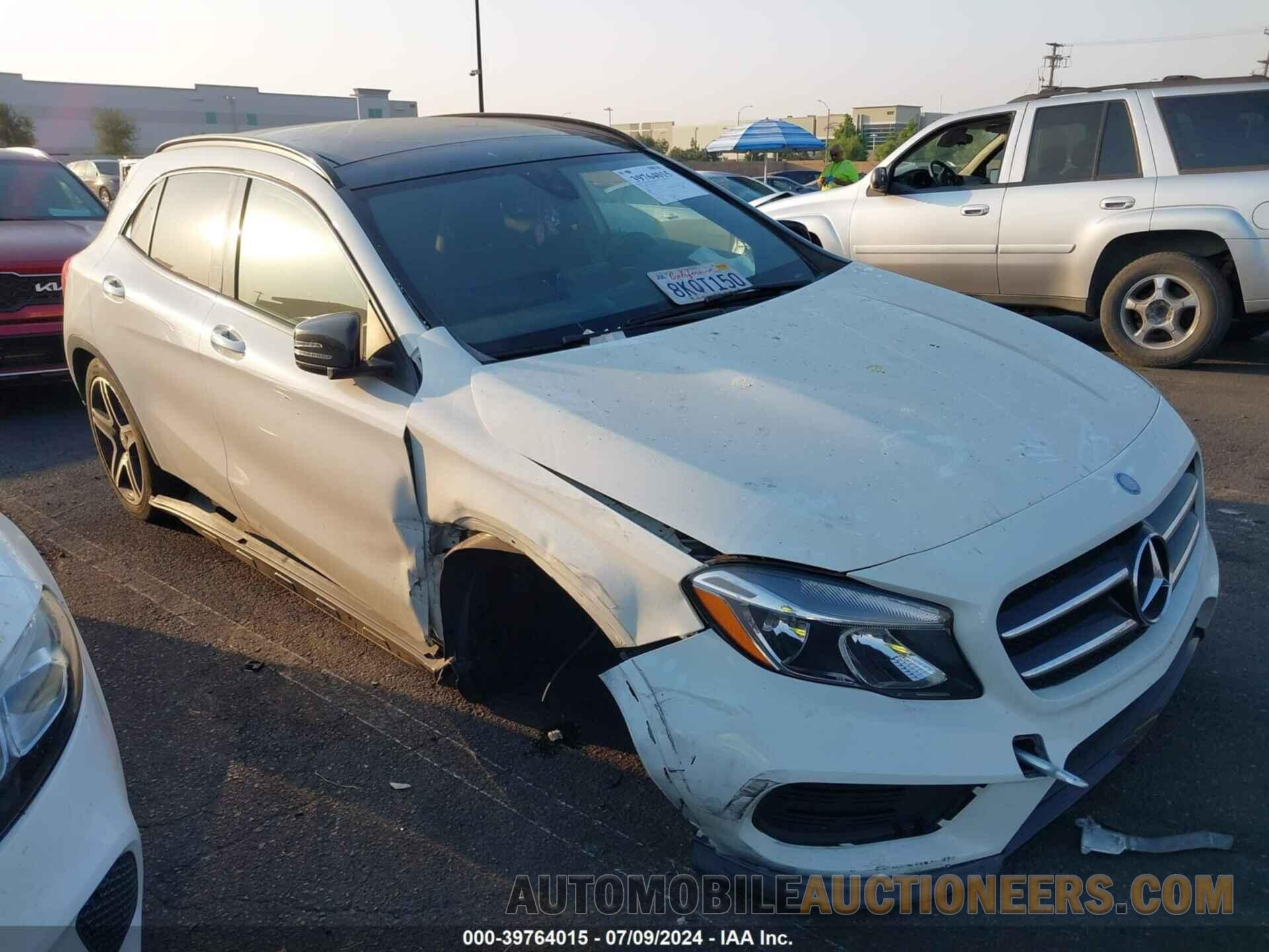 WDCTG4GB3GJ223770 MERCEDES-BENZ GLA 250 2016