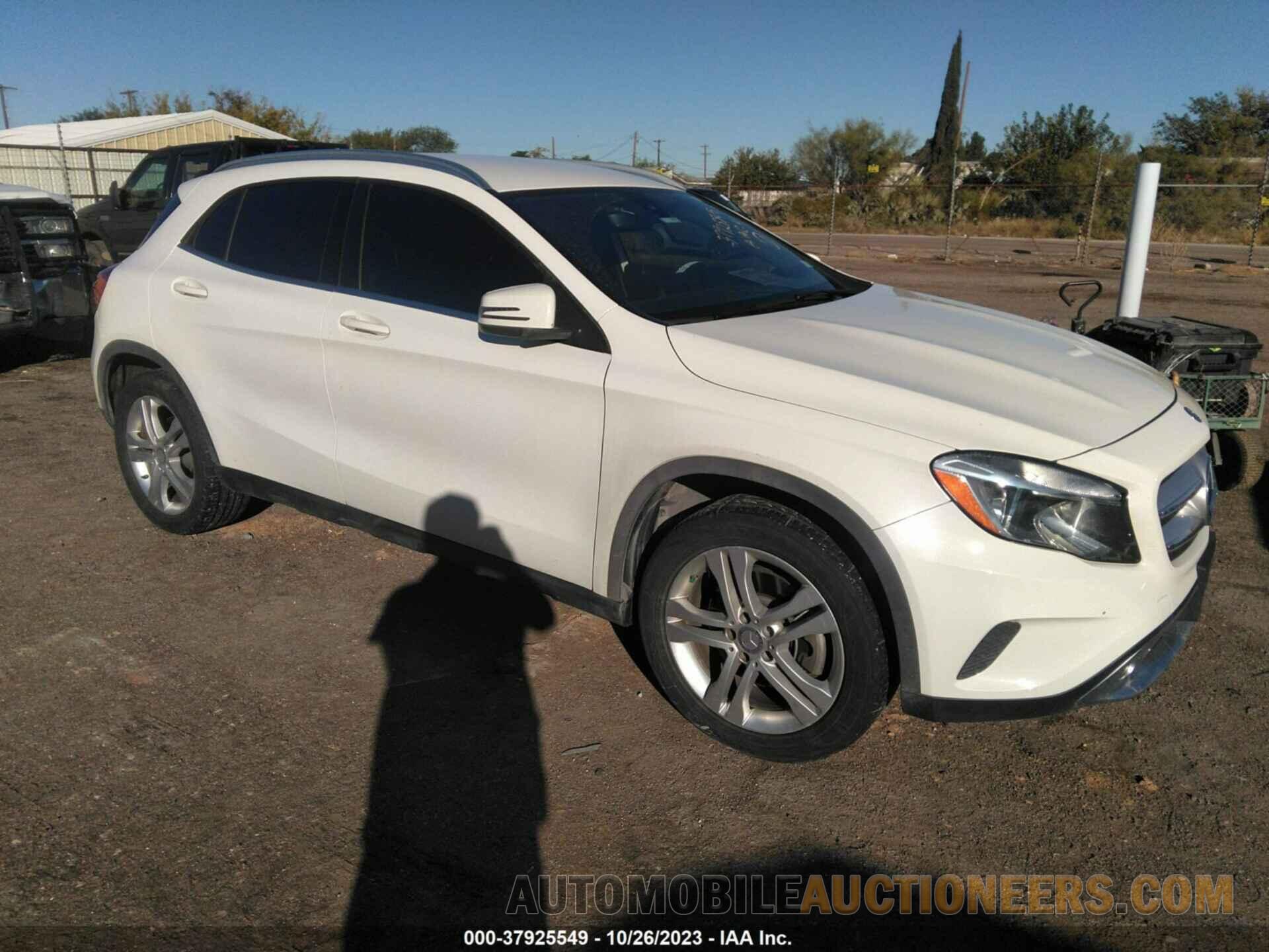 WDCTG4GB3GJ241931 MERCEDES-BENZ GLA 2016