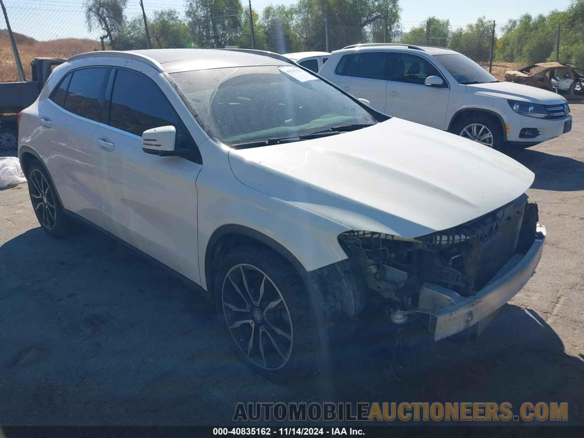 WDCTG4GB3GJ257563 MERCEDES-BENZ GLA 250 2016