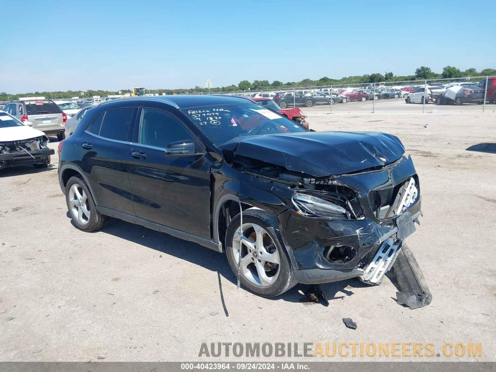 WDCTG4GB3JJ438265 MERCEDES-BENZ GLA 250 2018