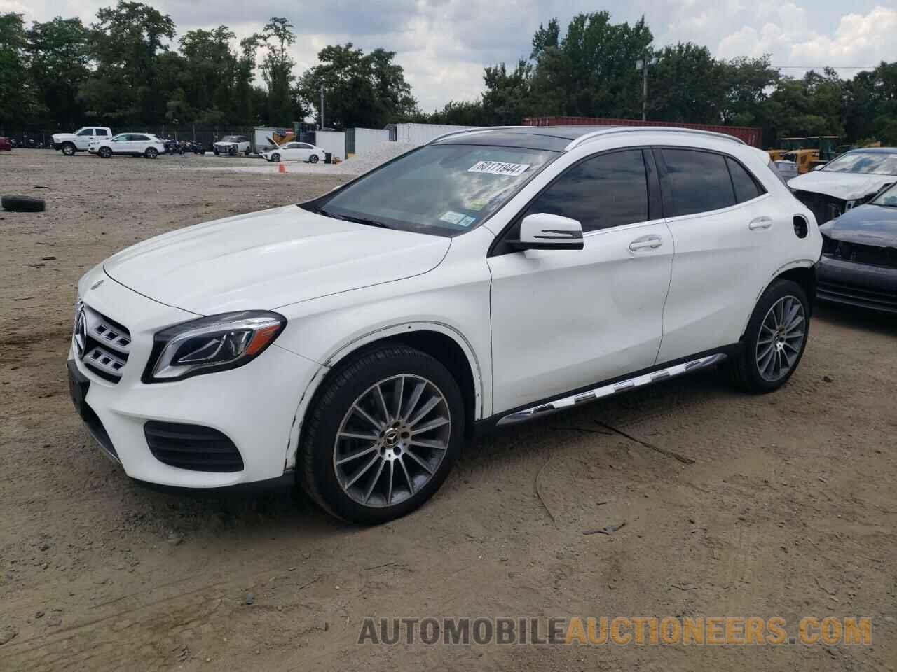 WDCTG4GB3KJ582884 MERCEDES-BENZ GLA-CLASS 2019