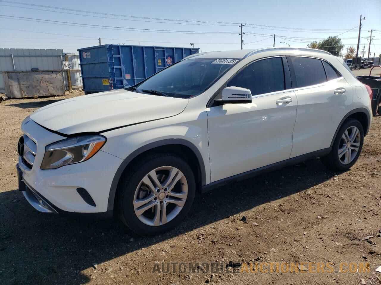 WDCTG4GB4FJ058116 MERCEDES-BENZ GLA-CLASS 2015