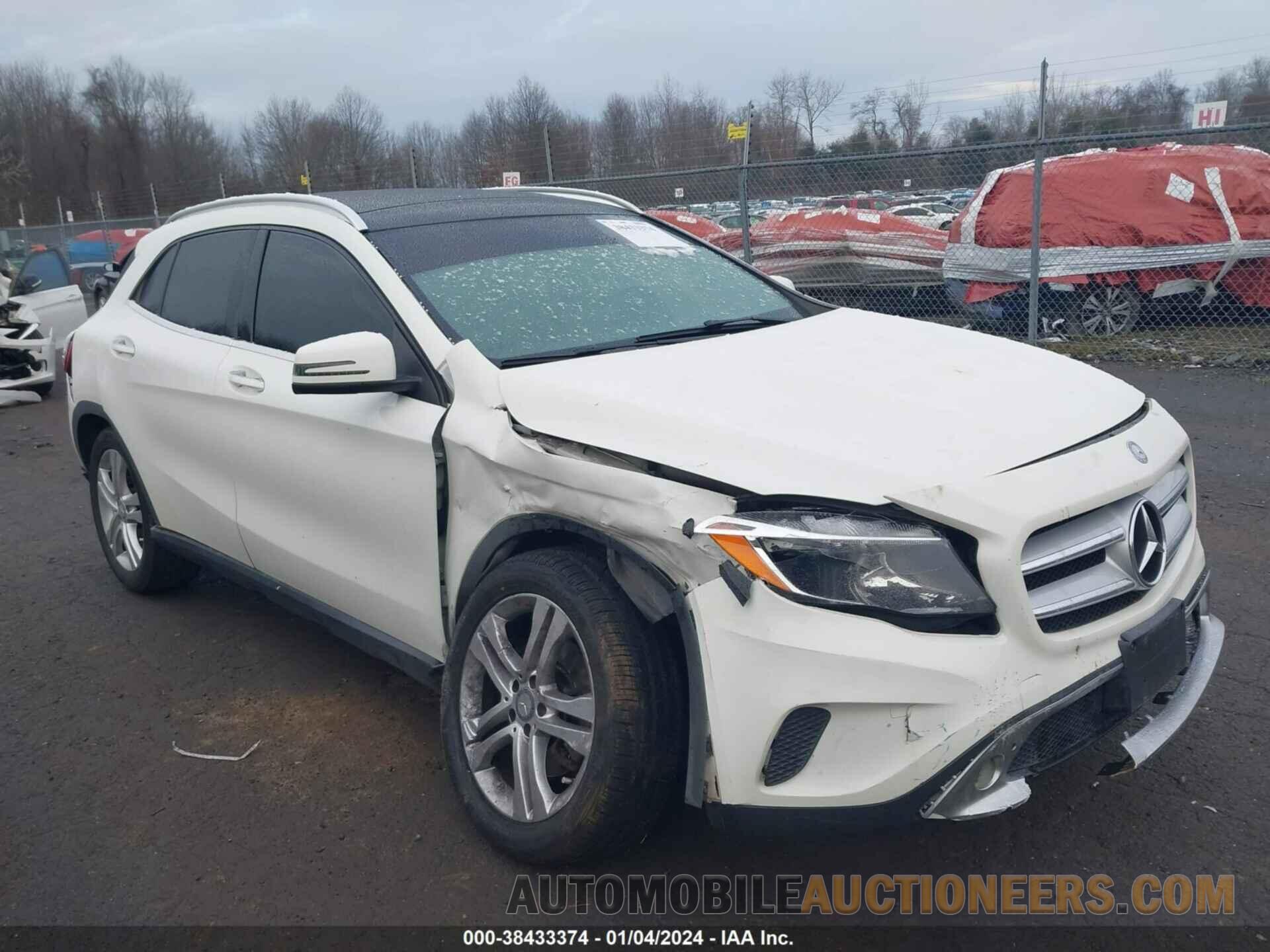 WDCTG4GB4GJ192741 MERCEDES-BENZ GLA 2016