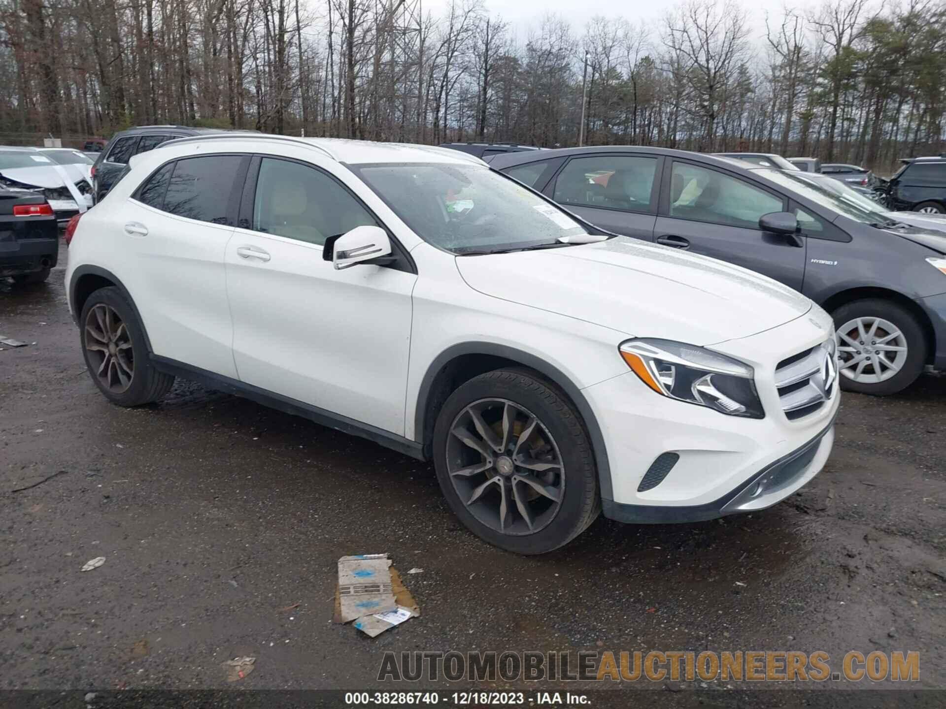 WDCTG4GB4GJ222949 MERCEDES-BENZ GLA 250 2016