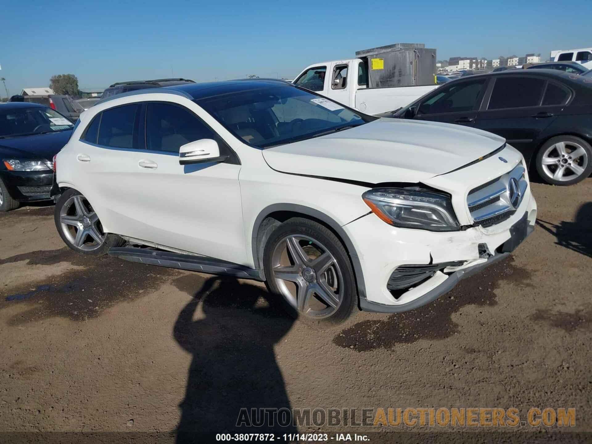 WDCTG4GB4GJ243316 MERCEDES-BENZ GLA 250 2016