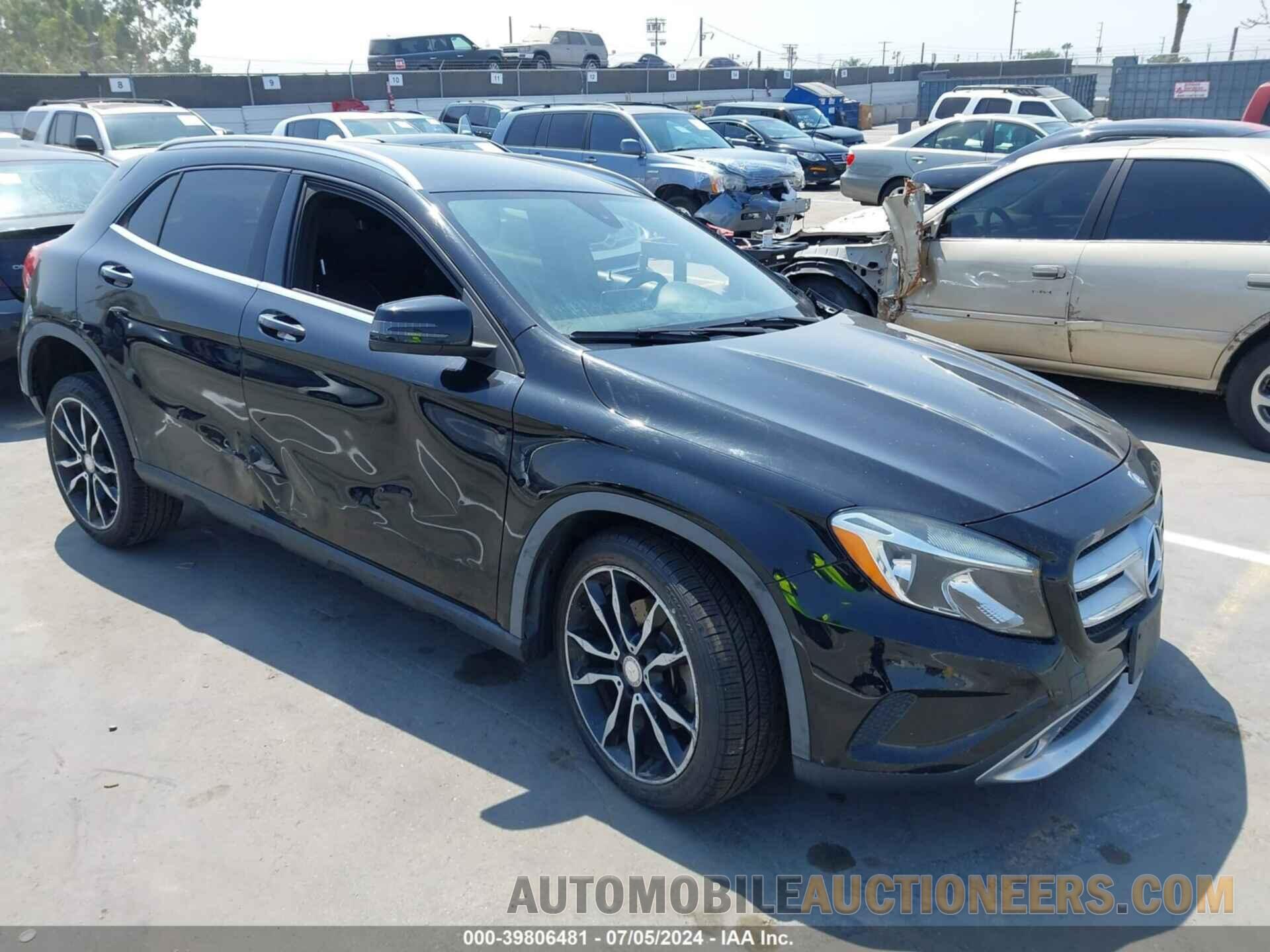 WDCTG4GB4GJ253635 MERCEDES-BENZ GLA 250 2016