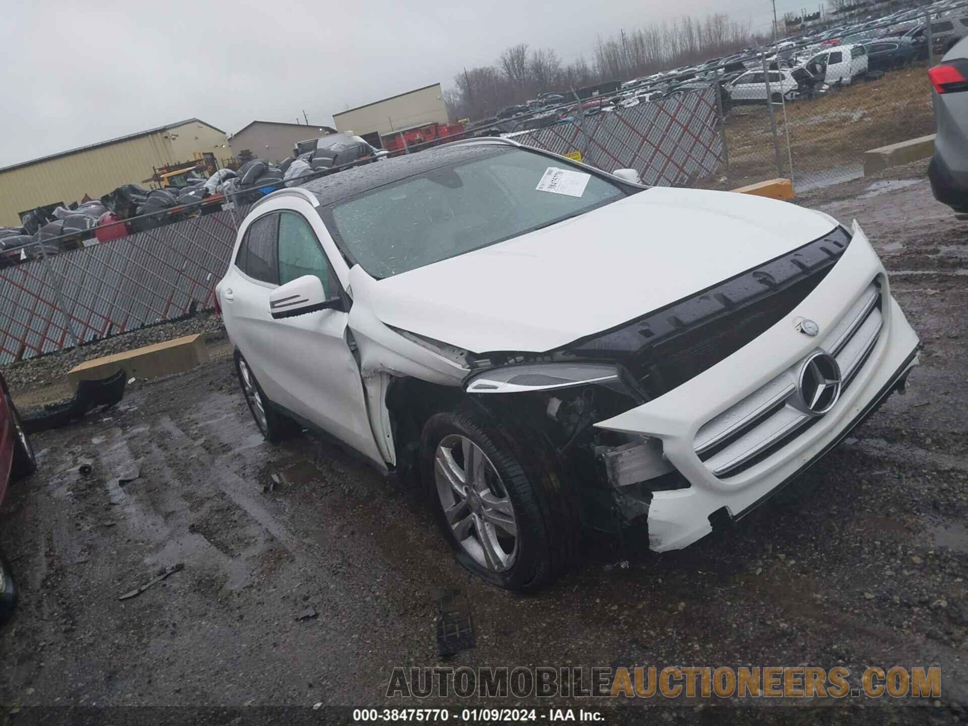 WDCTG4GB4HJ318775 MERCEDES-BENZ GLA 2017