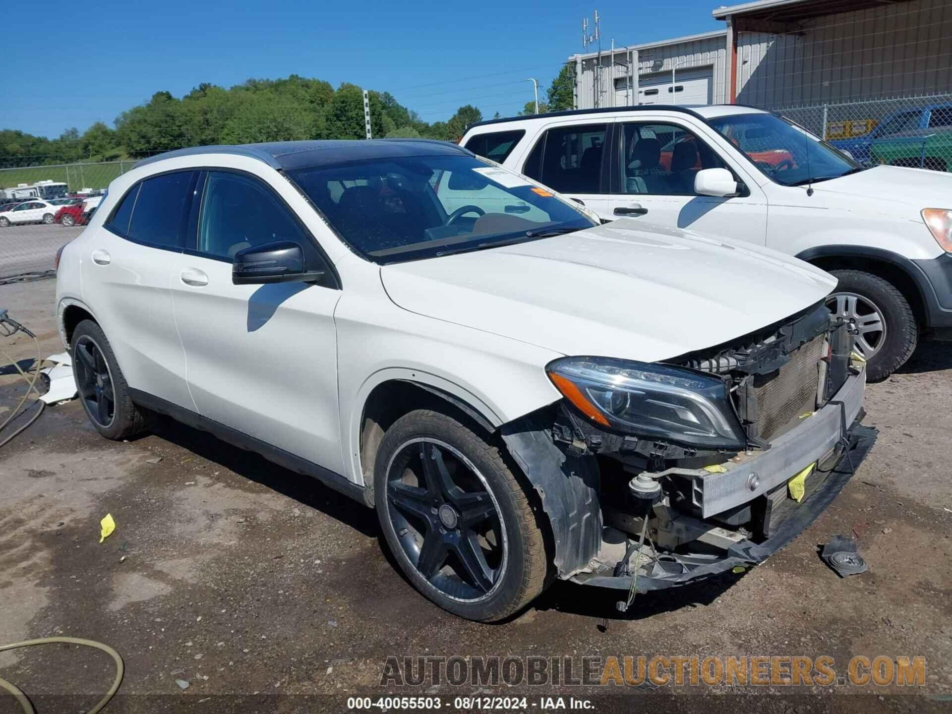 WDCTG4GB5FJ037713 MERCEDES-BENZ GLA 250 2015