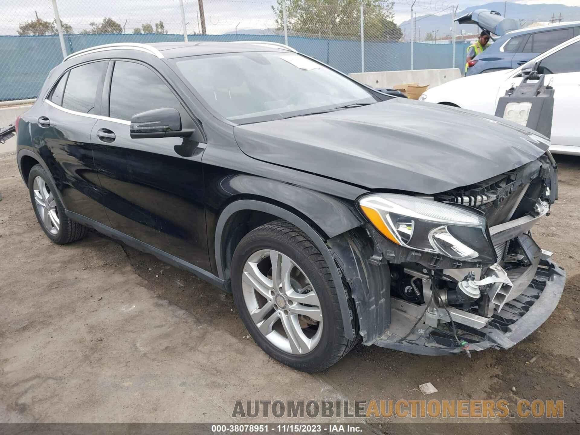 WDCTG4GB5FJ069545 MERCEDES-BENZ GLA 250 2015