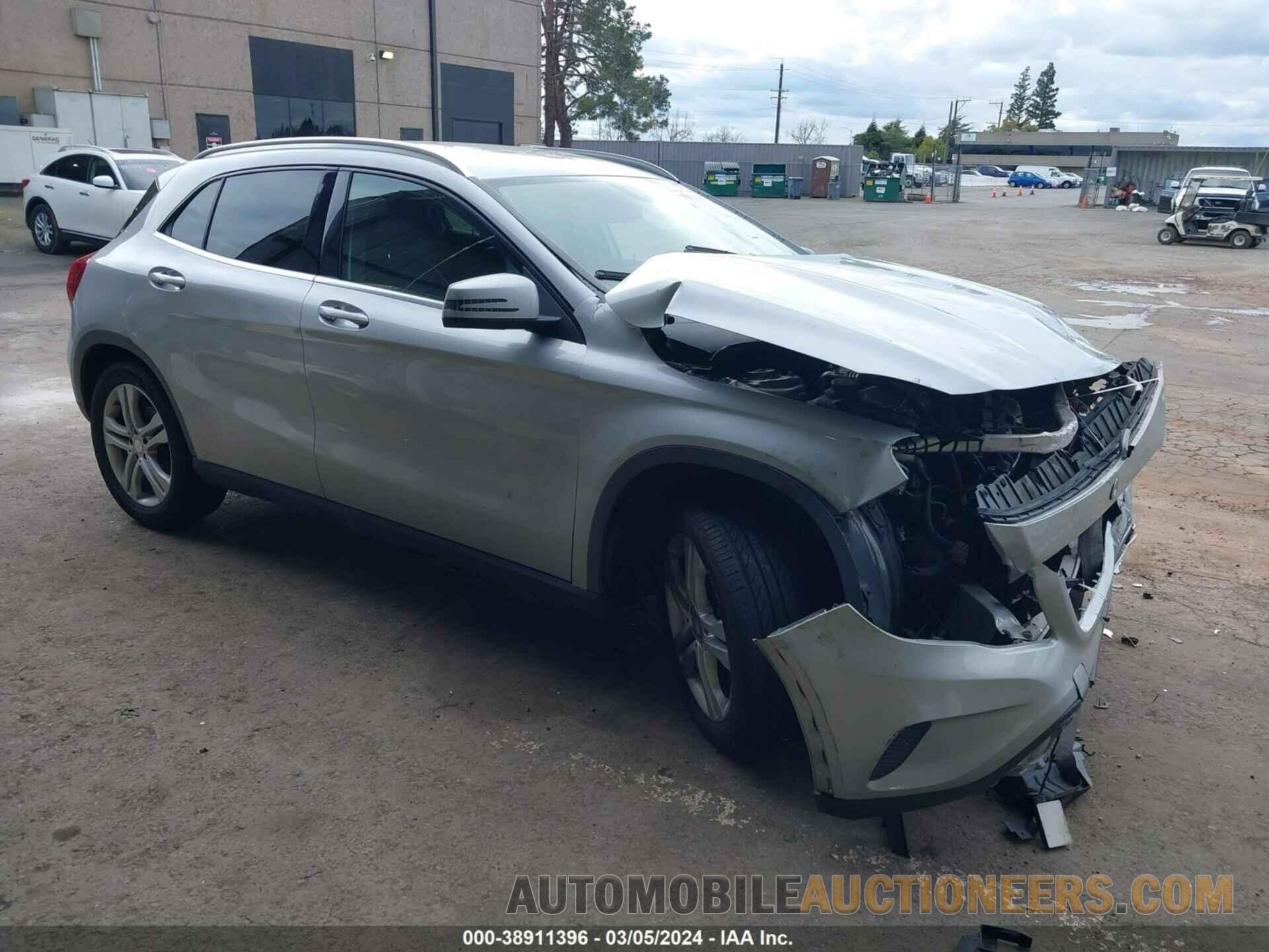 WDCTG4GB5FJ086331 MERCEDES-BENZ GLA 250 2015