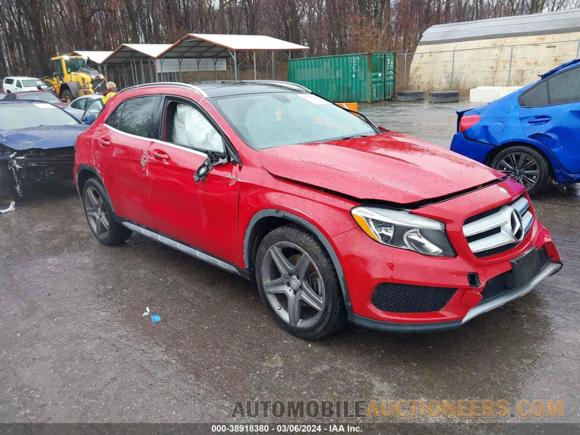 WDCTG4GB5FJ122079 MERCEDES-BENZ GLA 250 2015