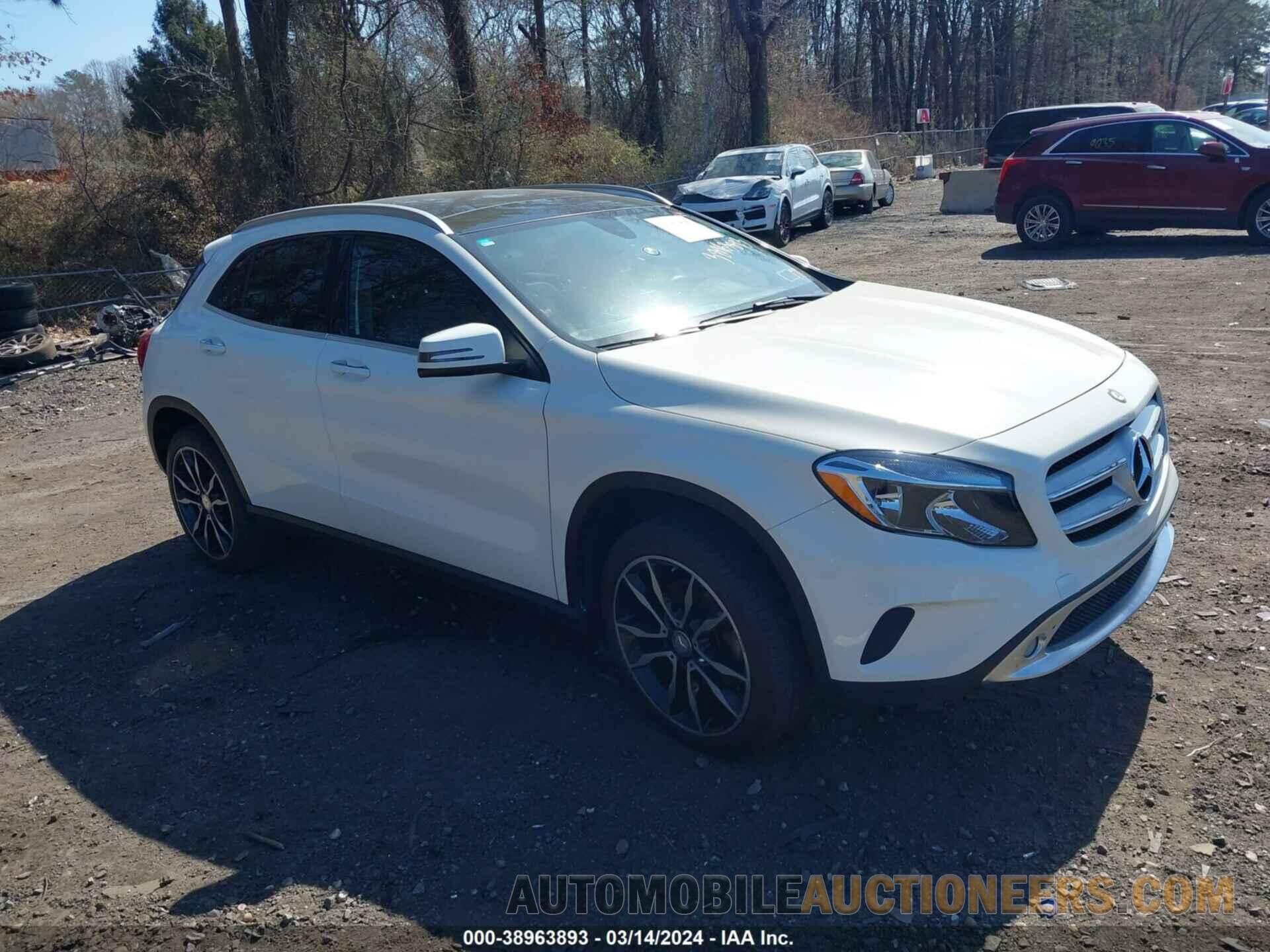 WDCTG4GB5HJ328165 MERCEDES-BENZ GLA 250 2017