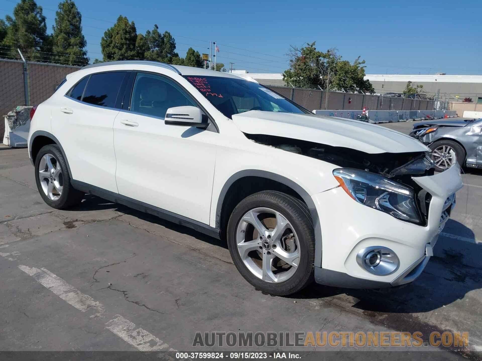 WDCTG4GB5JJ427459 MERCEDES-BENZ GLA 2018