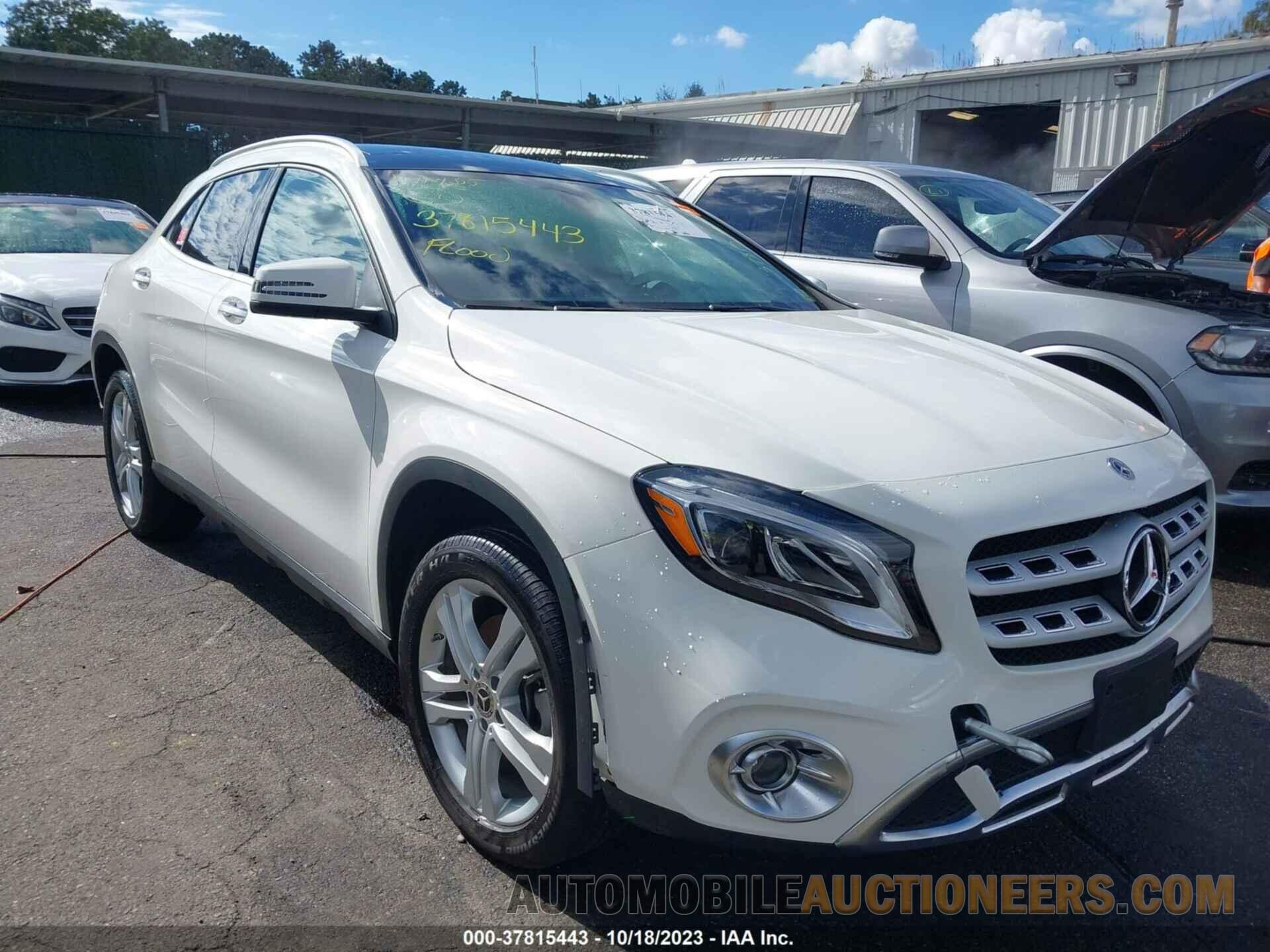 WDCTG4GB5KJ537896 MERCEDES-BENZ GLA 2019