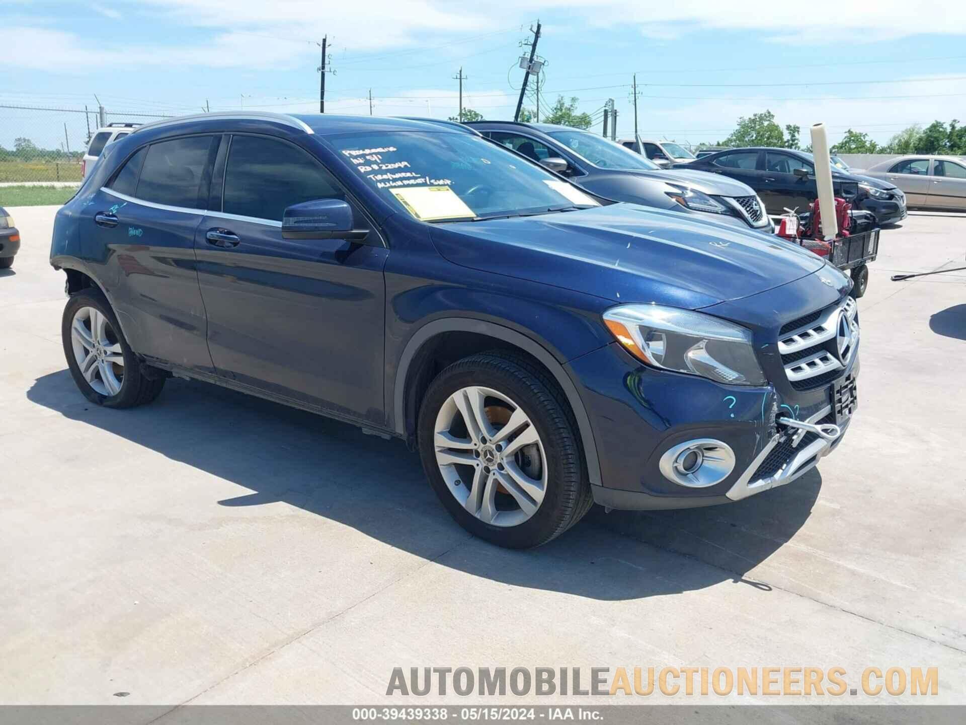 WDCTG4GB5KJ549241 MERCEDES-BENZ GLA 250 2019