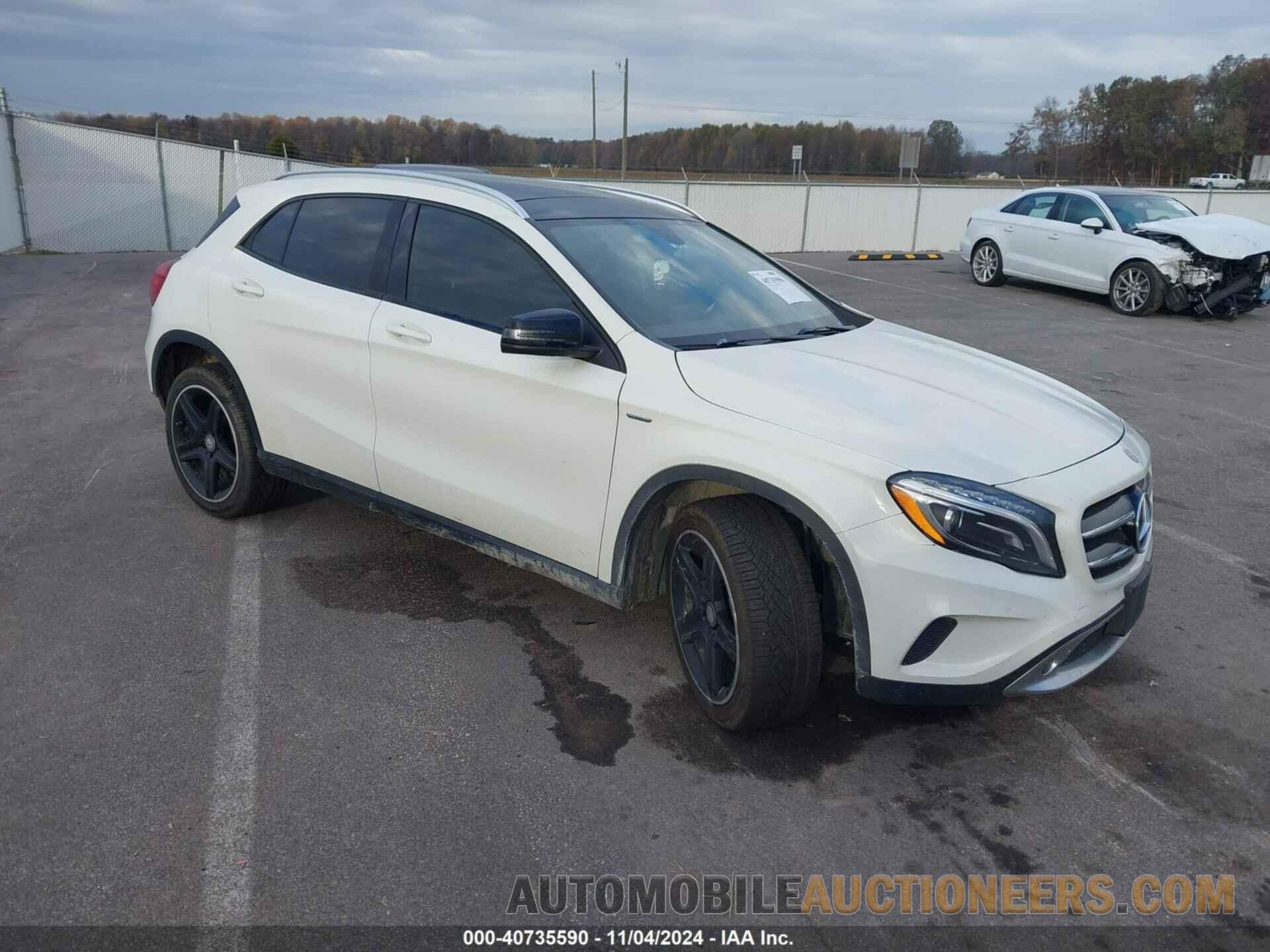 WDCTG4GB6FJ037946 MERCEDES-BENZ GLA 250 2015