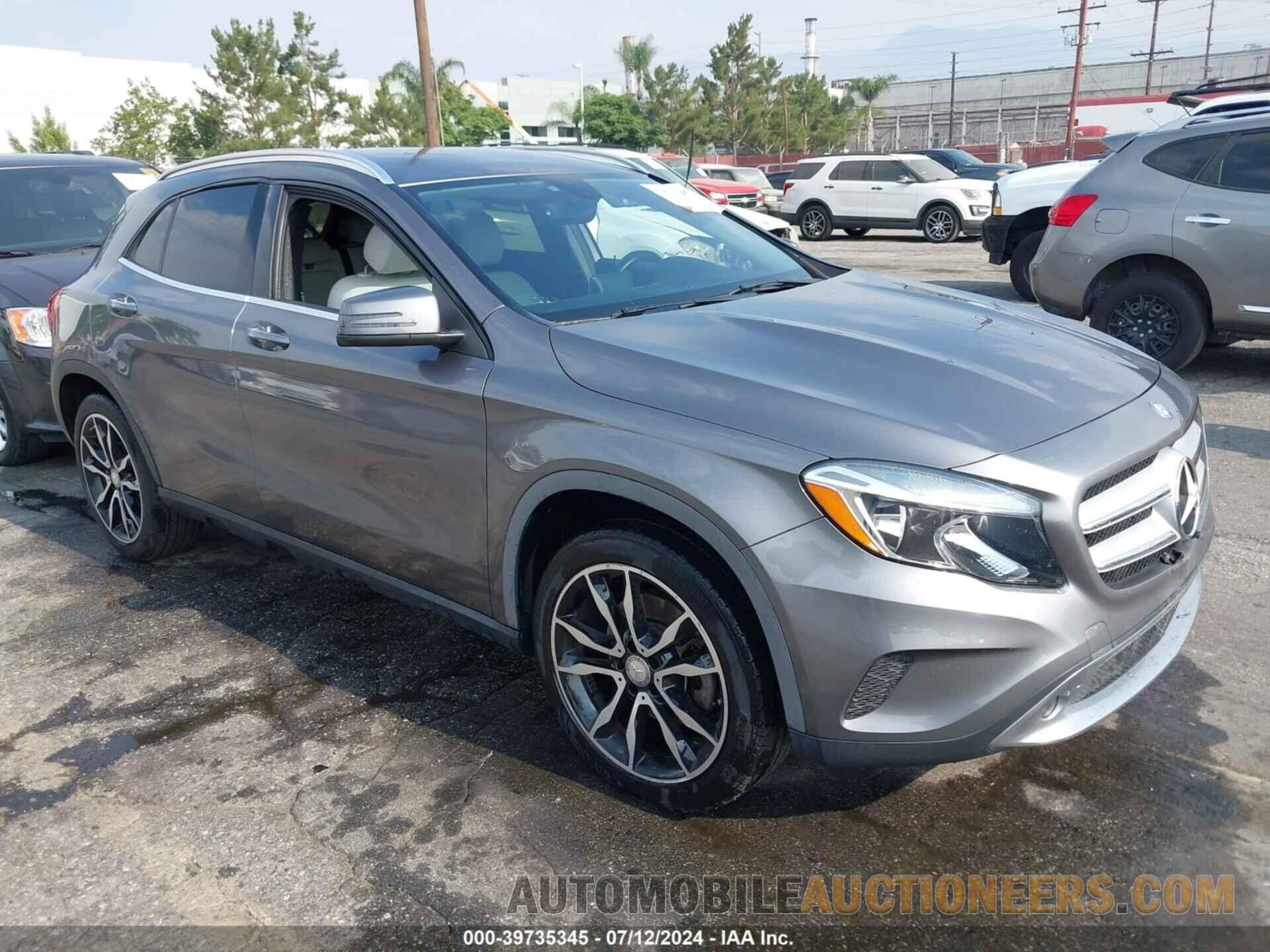 WDCTG4GB6FJ089030 MERCEDES-BENZ GLA 250 2015