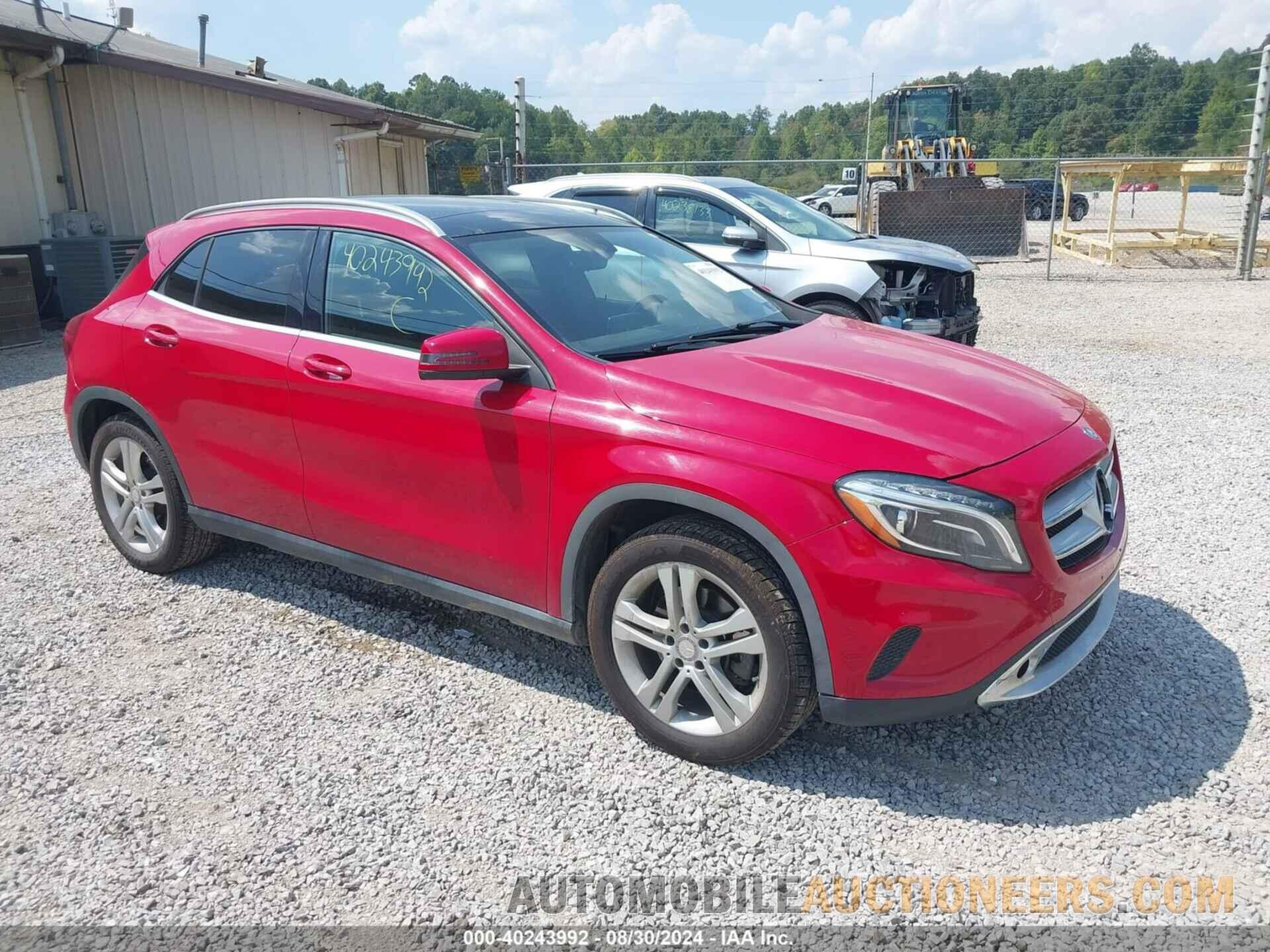 WDCTG4GB6FJ090954 MERCEDES-BENZ GLA 250 2015