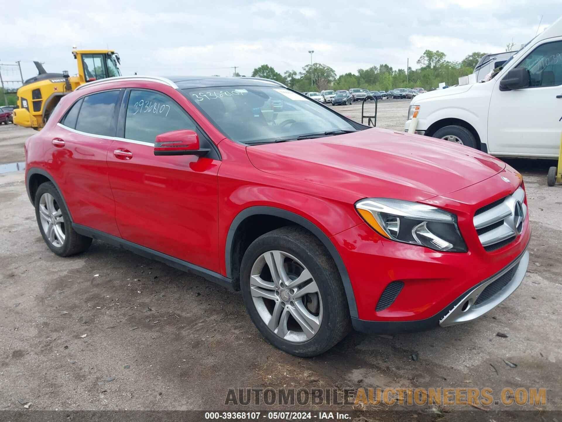 WDCTG4GB6GJ247111 MERCEDES-BENZ GLA 250 2016