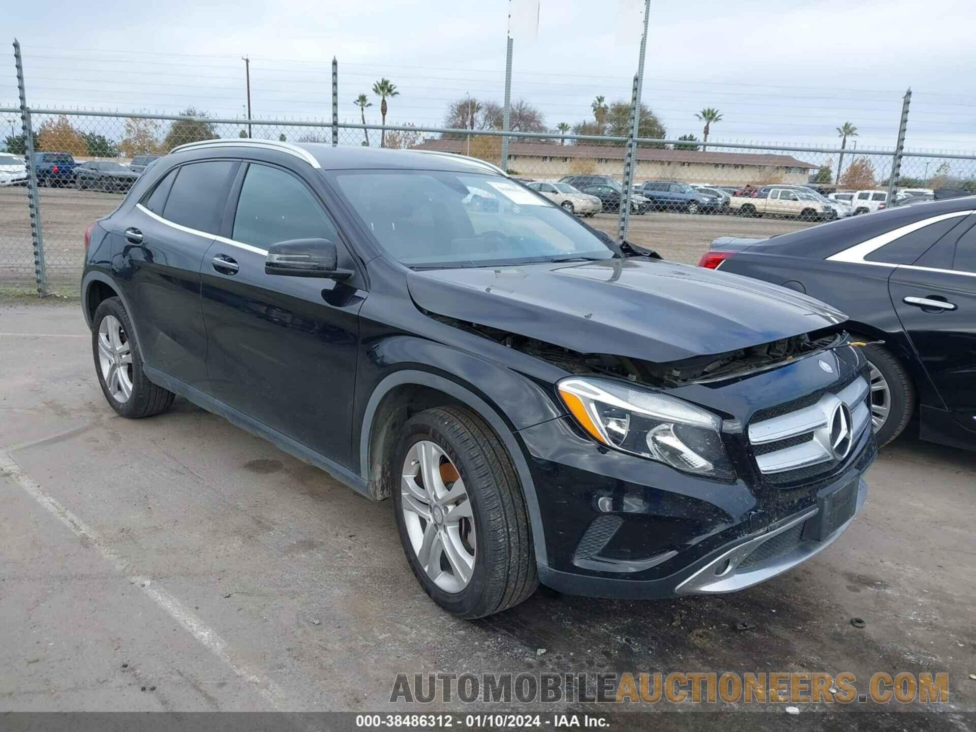 WDCTG4GB6GJ257055 MERCEDES-BENZ GLA 2016