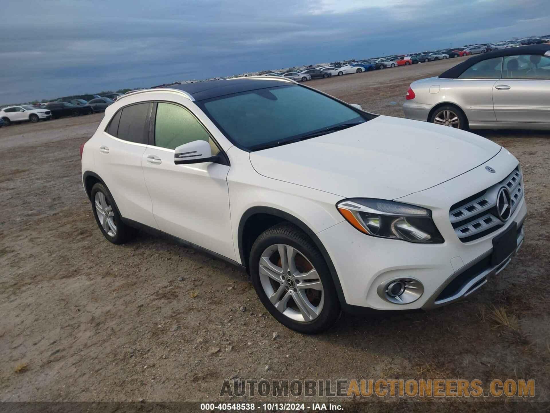 WDCTG4GB6KJ547501 MERCEDES-BENZ GLA 250 2019