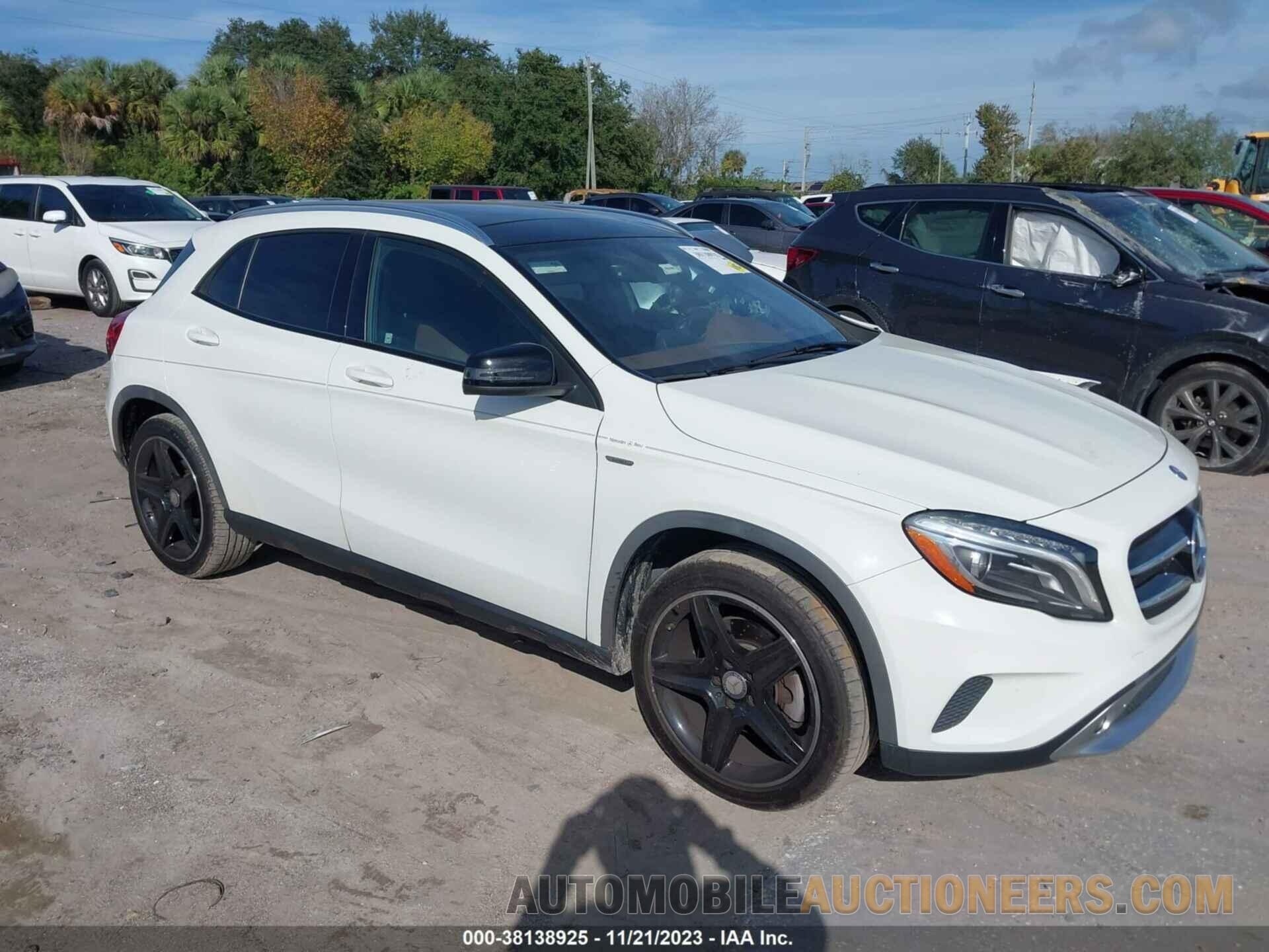 WDCTG4GB7FJ037373 MERCEDES-BENZ GLA 250 2015