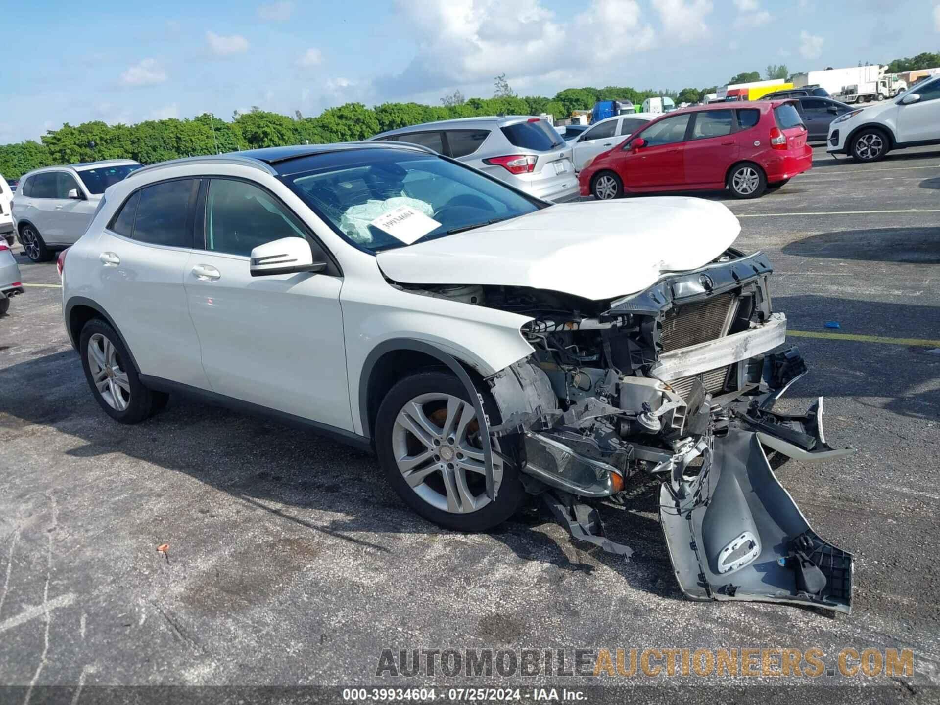 WDCTG4GB7FJ040760 MERCEDES-BENZ GLA 2015