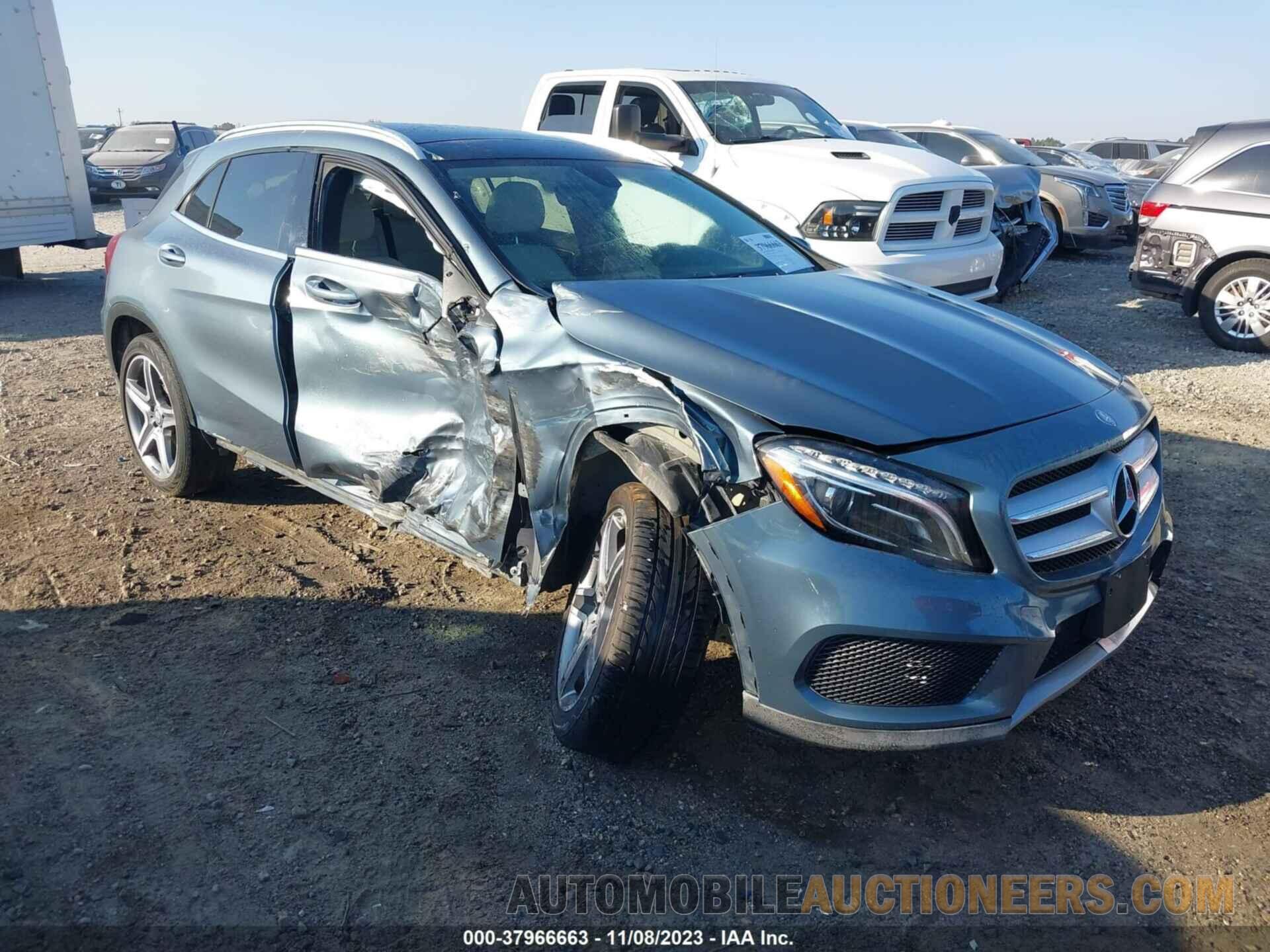 WDCTG4GB7FJ065187 MERCEDES-BENZ GLA 250 2015